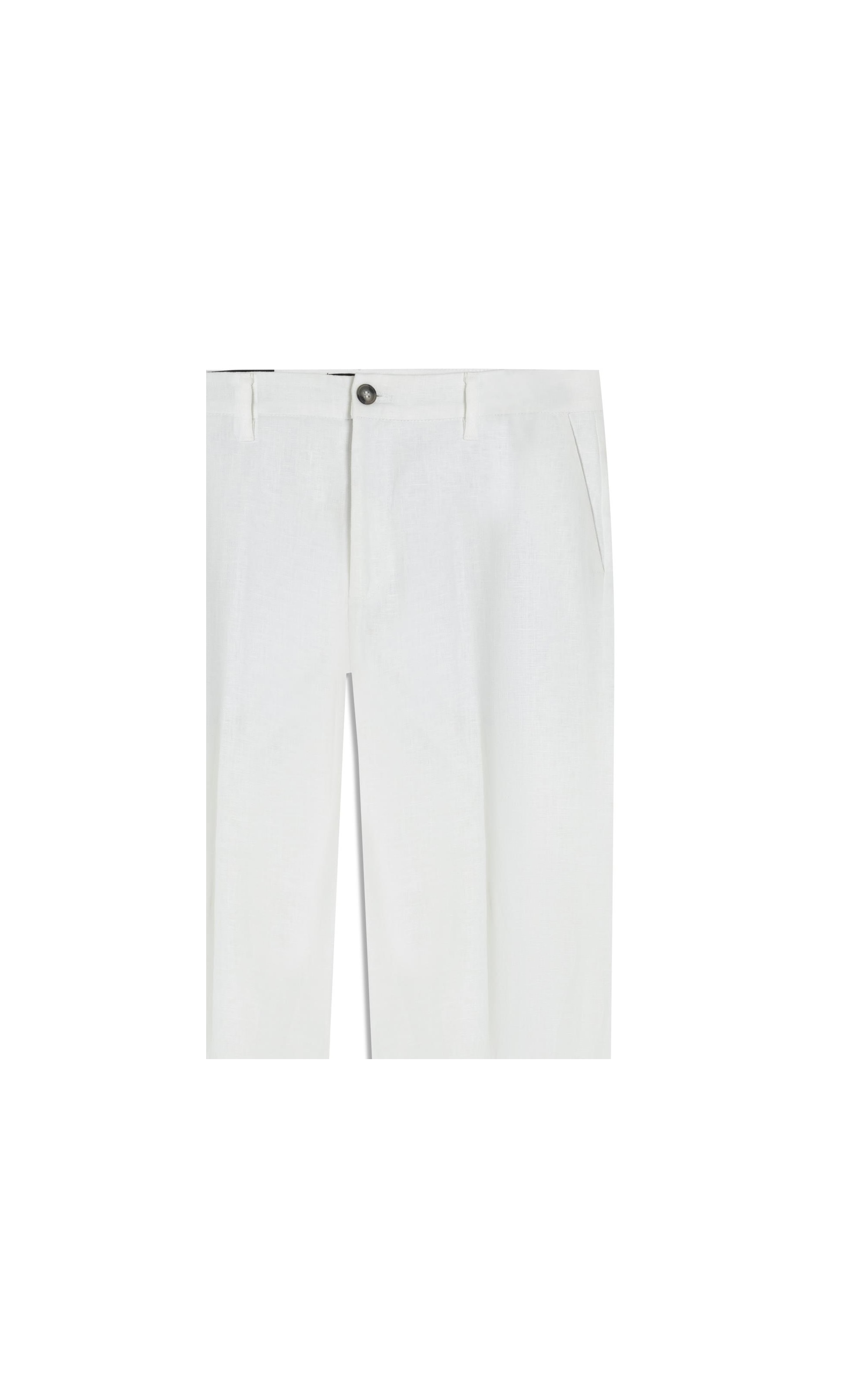 Calça  Puro Linho Chino Classic Branco