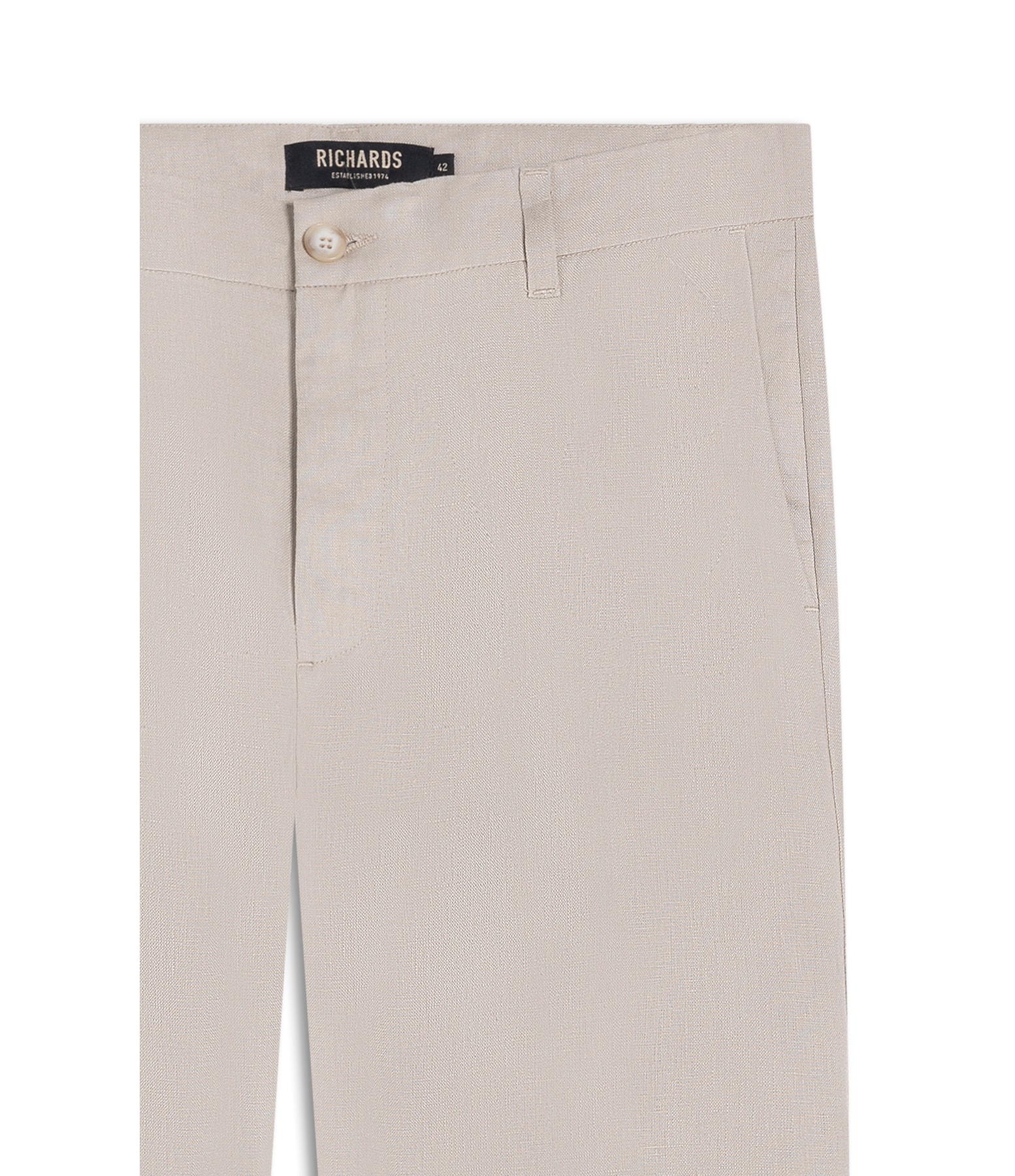Calça  Puro Linho Chino Classic Husk