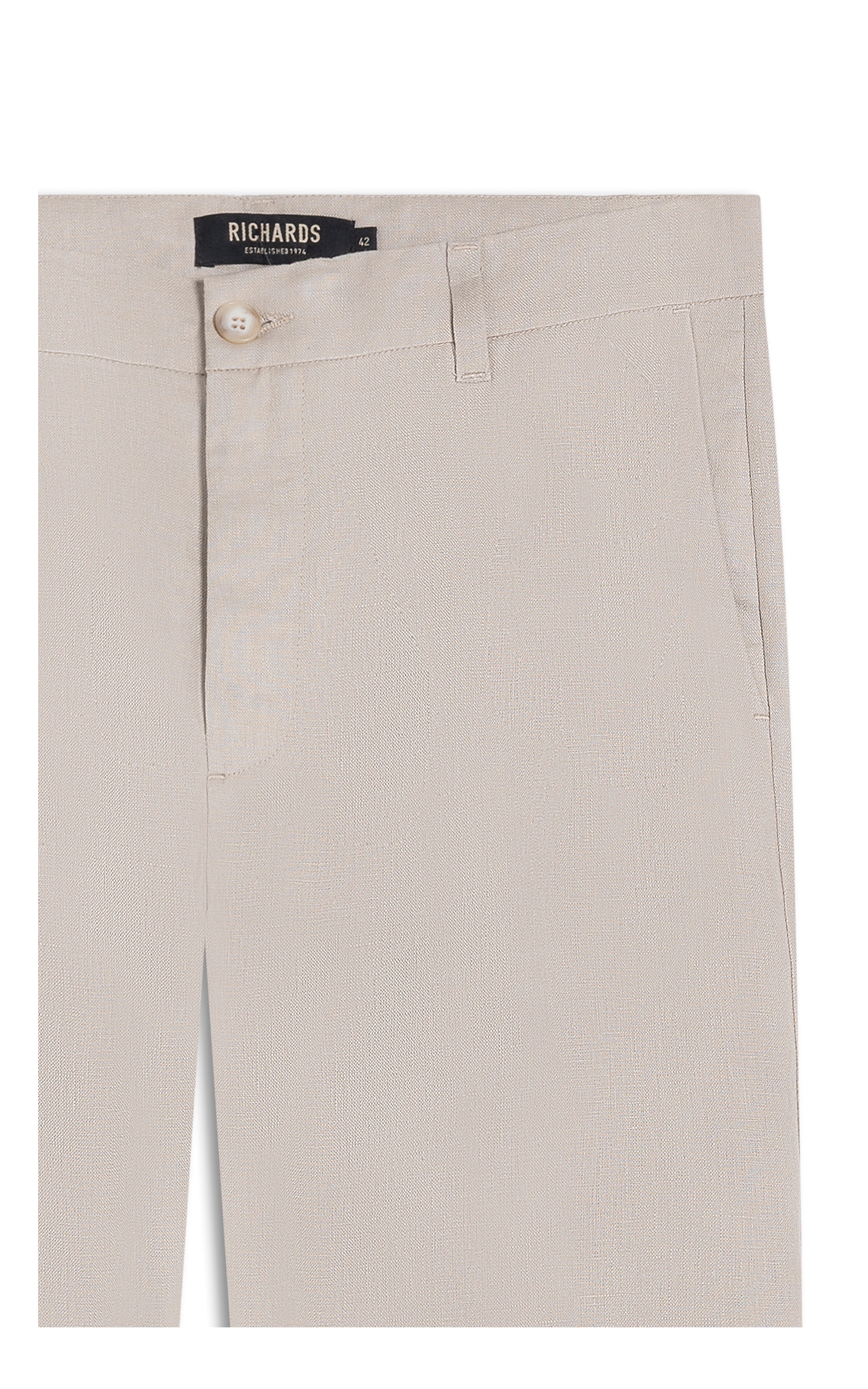 Calça  Puro Linho Chino Classic Husk