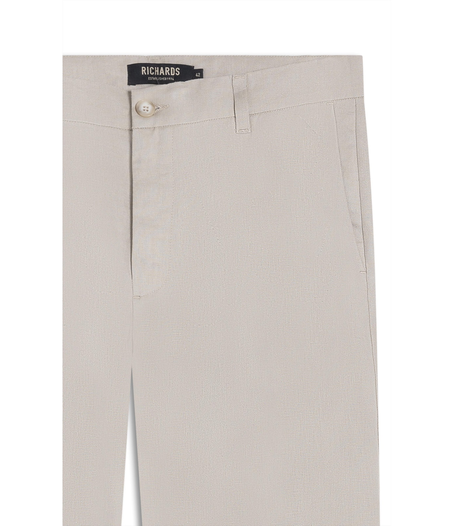 Calça  Puro Linho Chino Classic Husk
