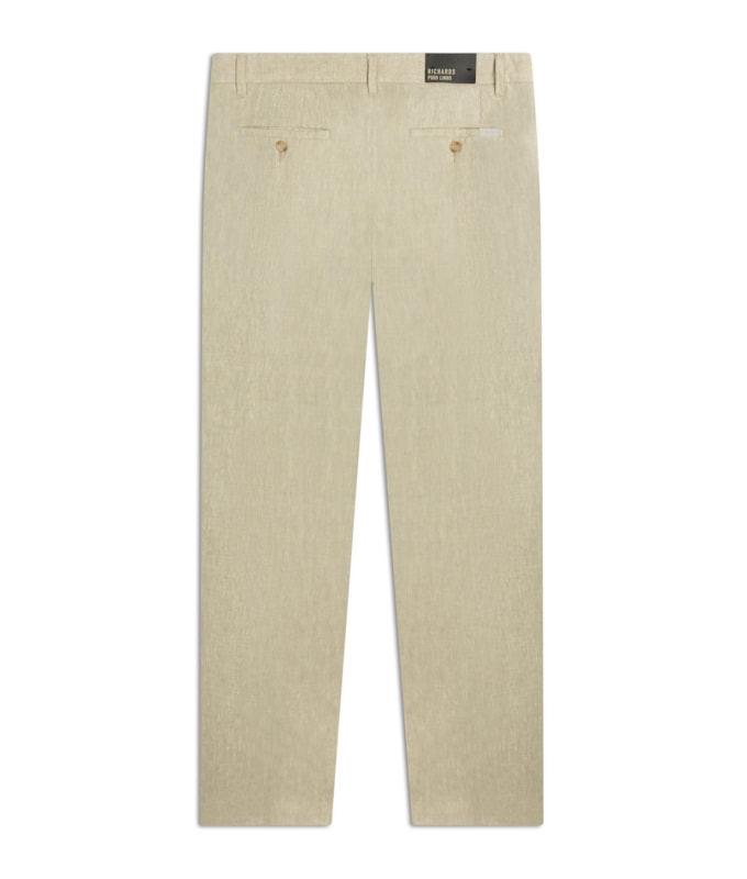 Calça  Puro Linho Chino Classic Natural