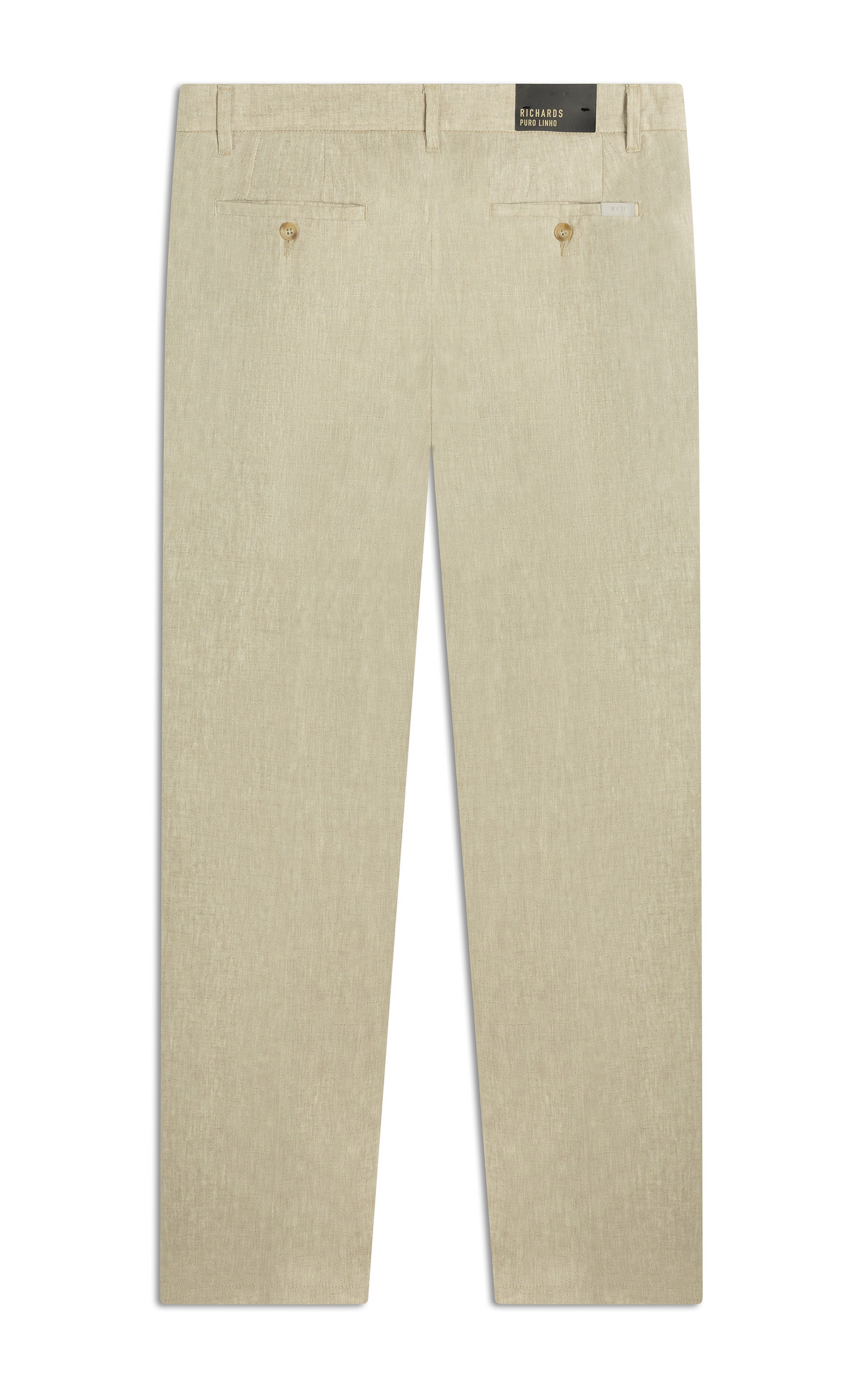 Calça  Puro Linho Chino Classic Natural
