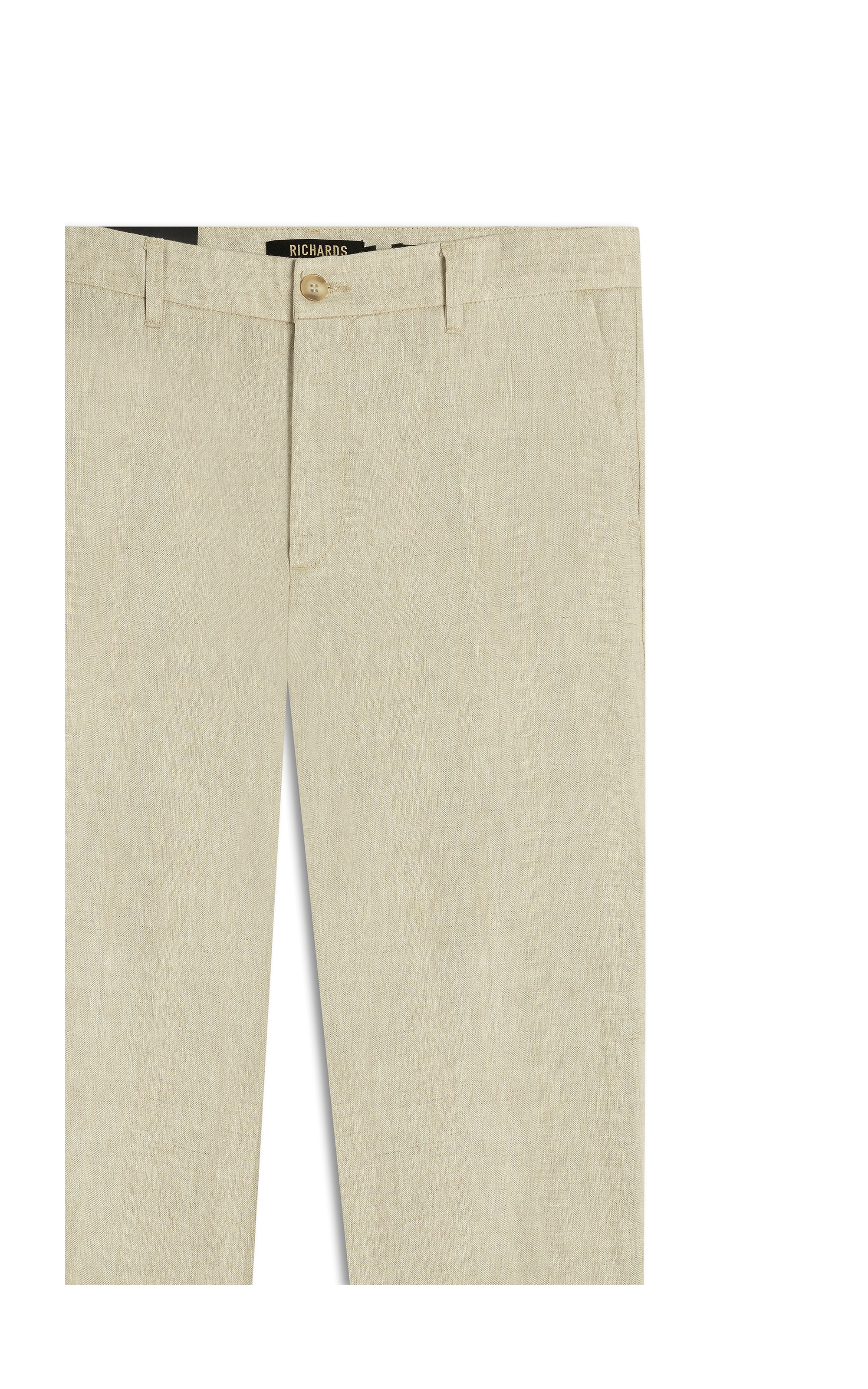 Calça  Puro Linho Chino Classic Natural