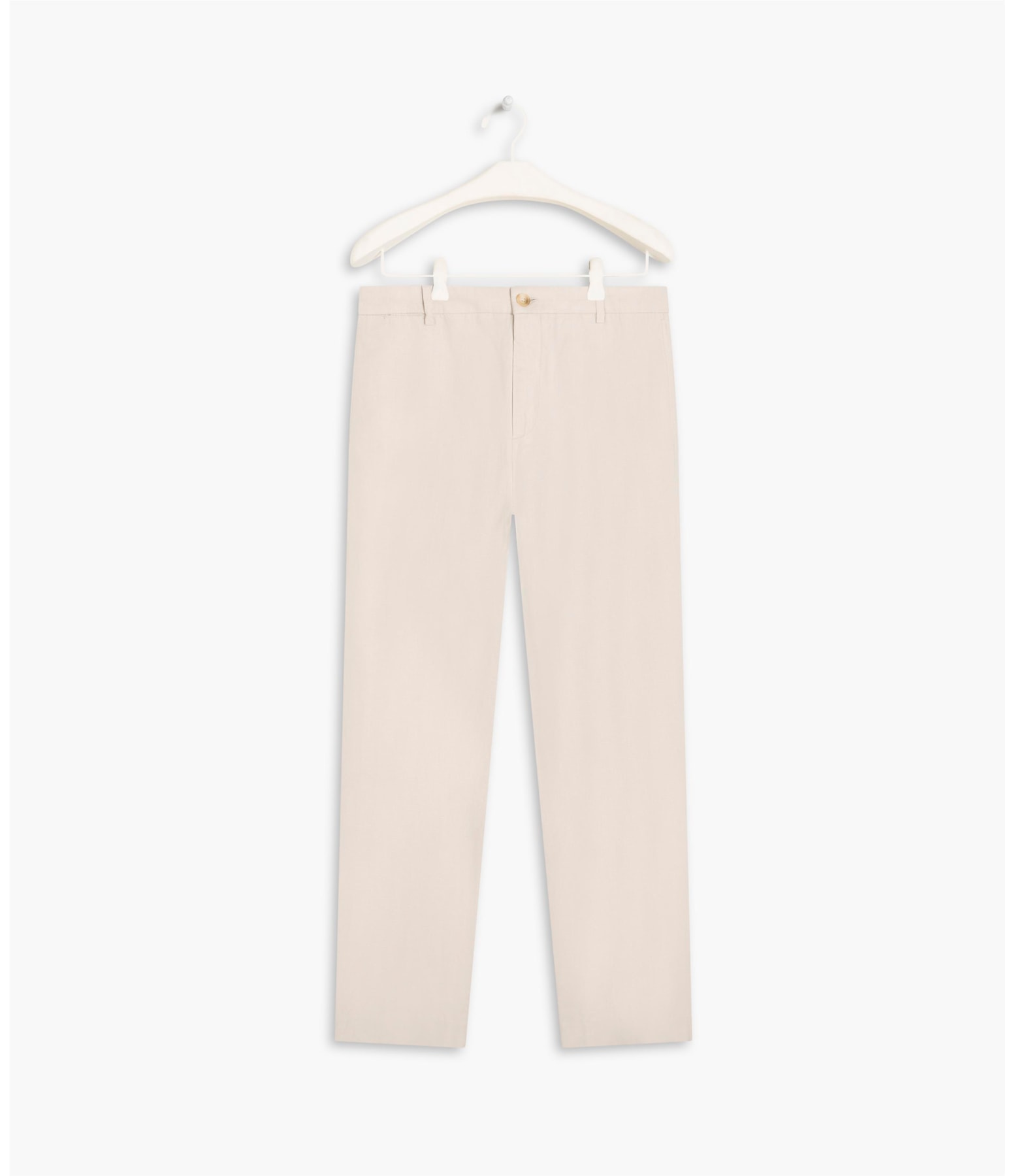 Calça Puro Linho Chino Herringbone Natural