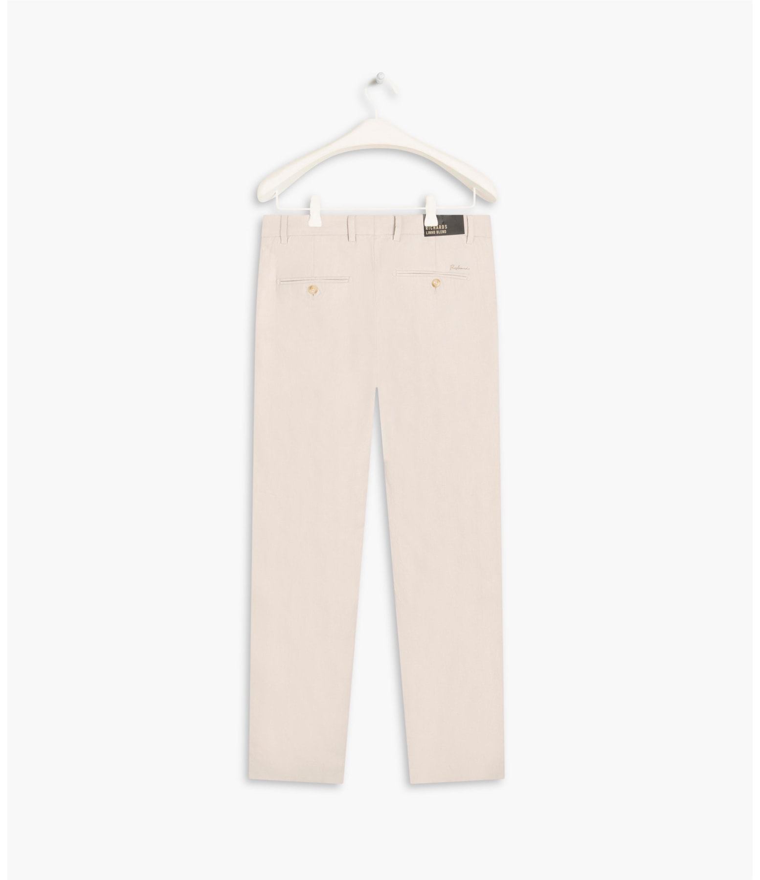 Calça Puro Linho Chino Herringbone Natural