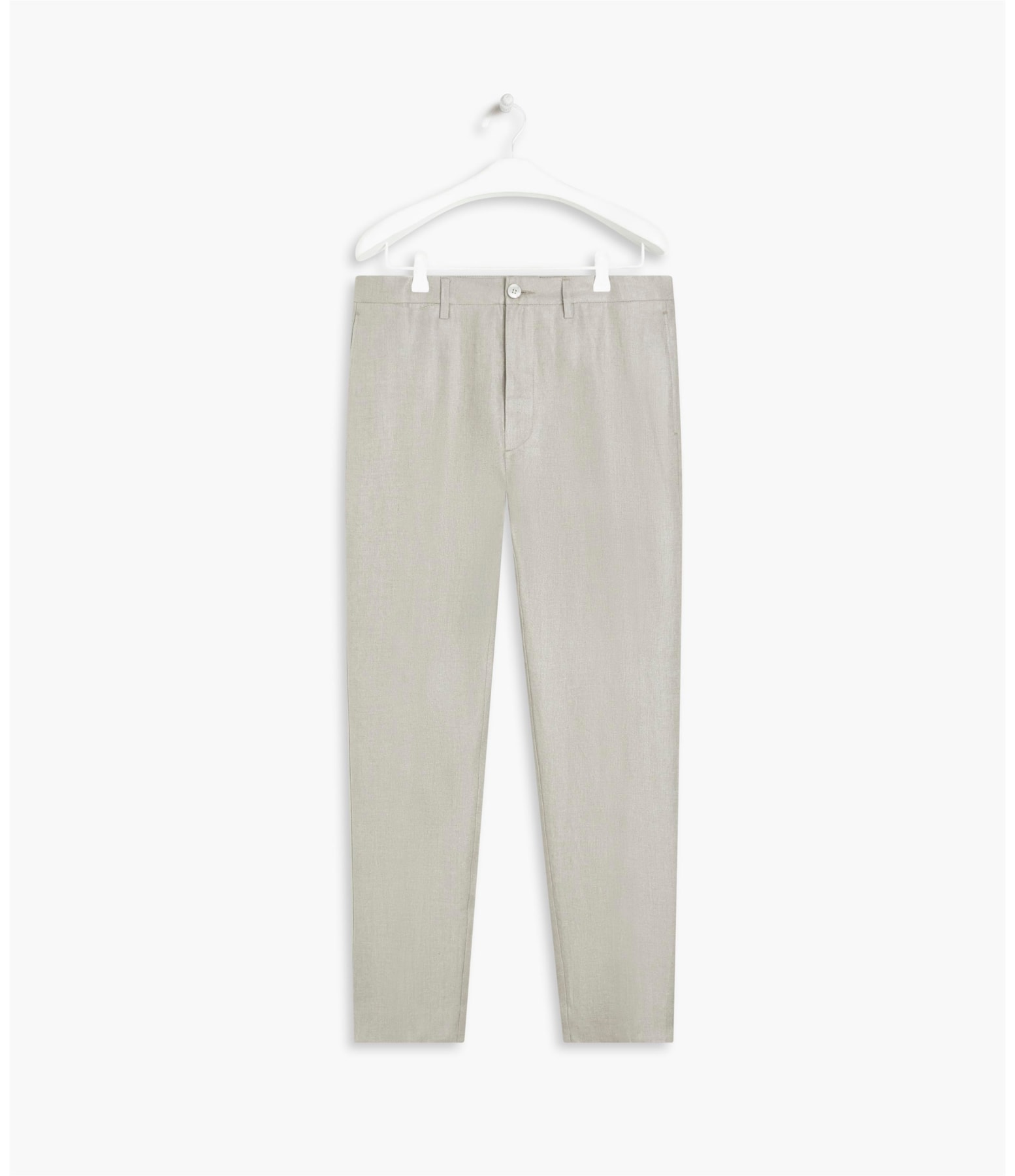 Calça Puro Linho Chino Herringbone Sandy