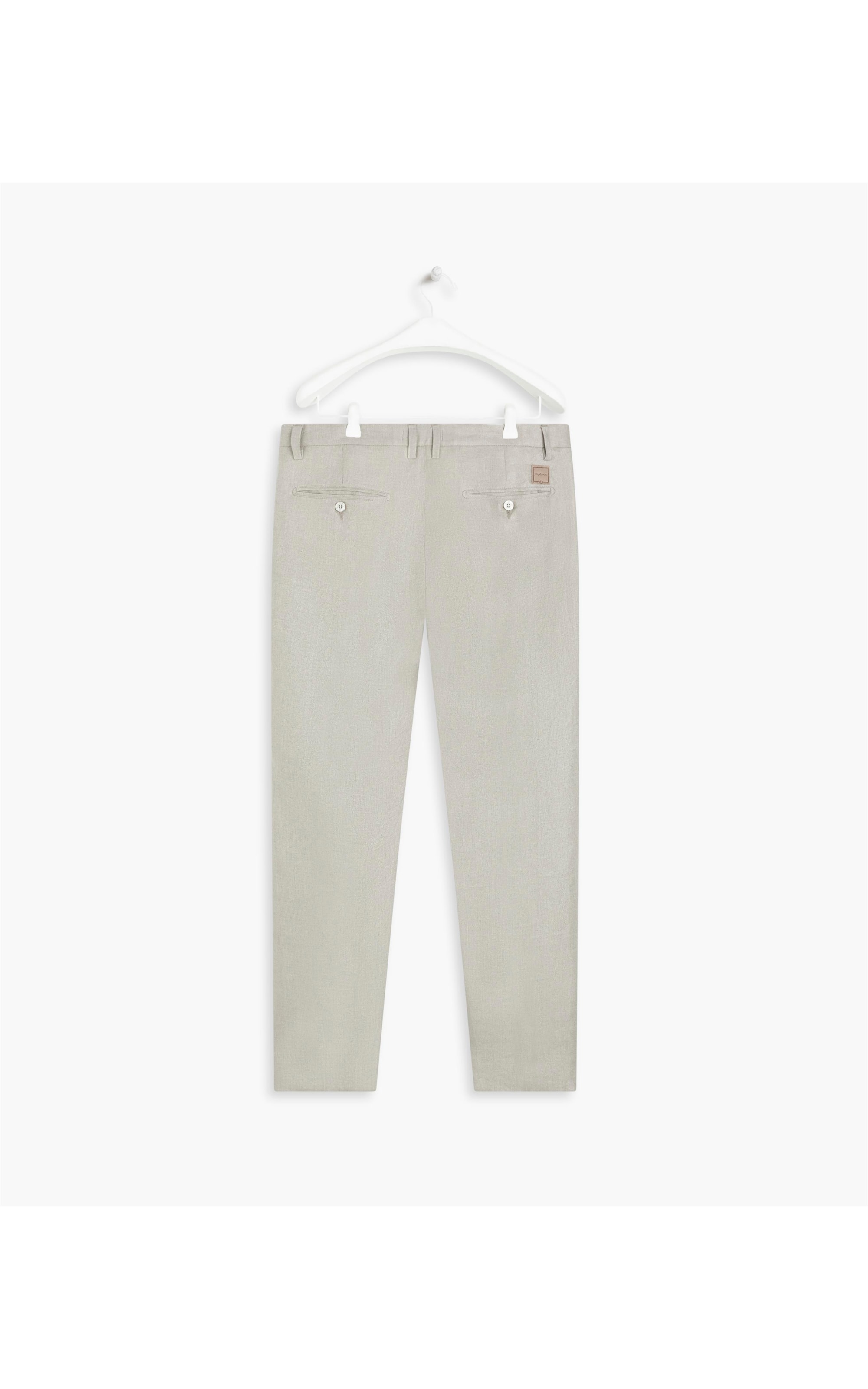 Calça Puro Linho Chino Herringbone Sandy