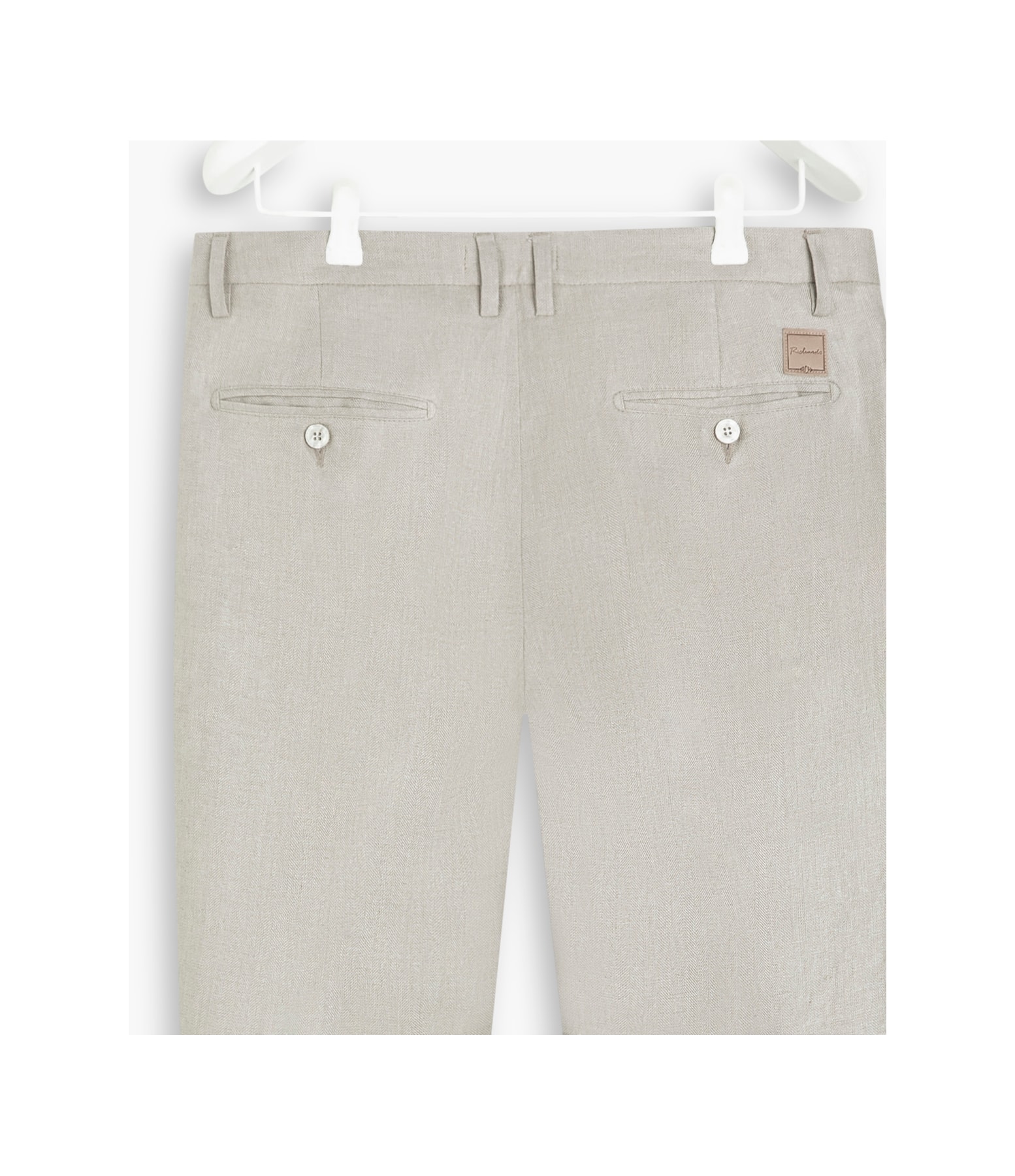 Calça Puro Linho Chino Herringbone Sandy