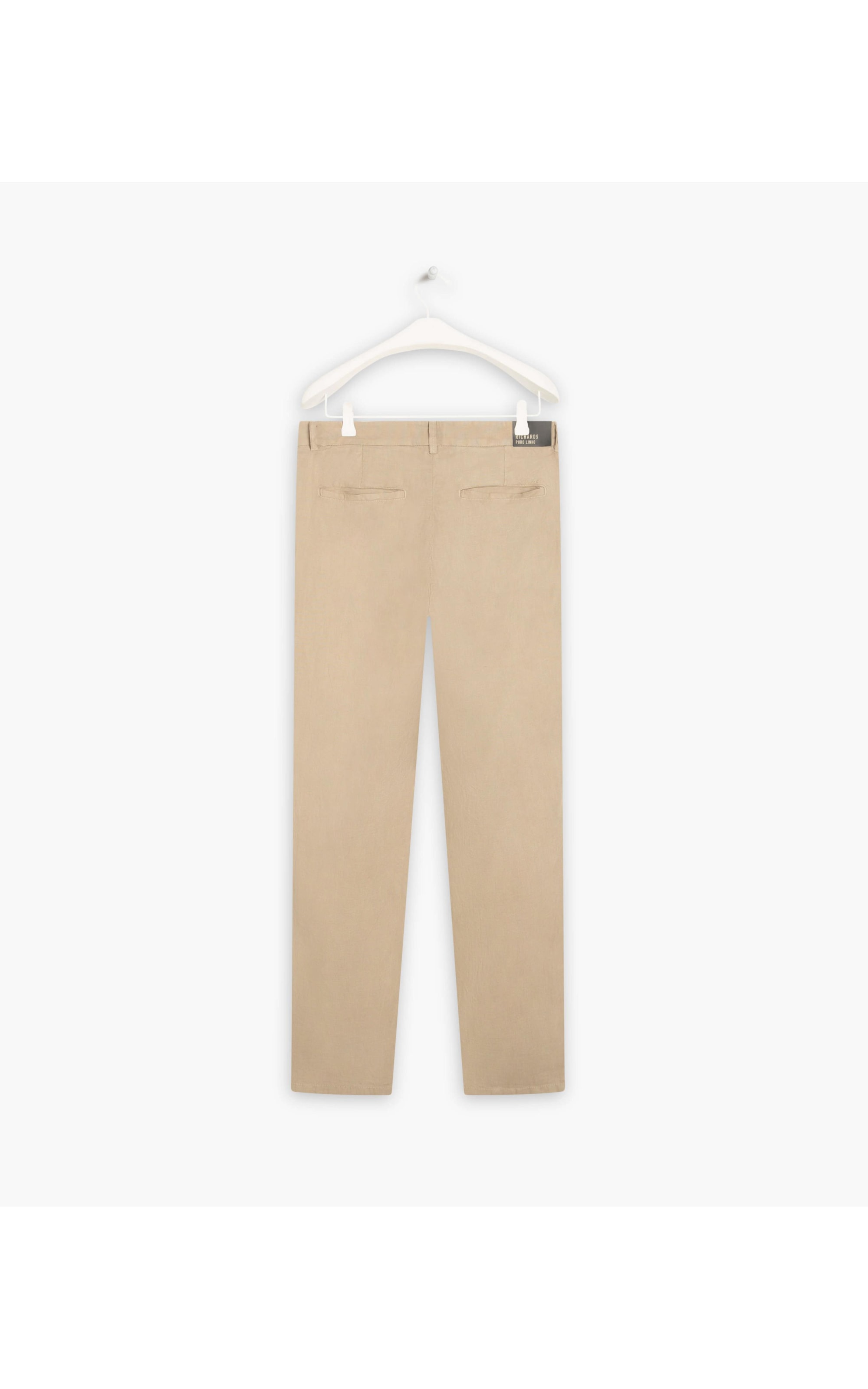 Calça  Puro Linho  Chino Li Areia