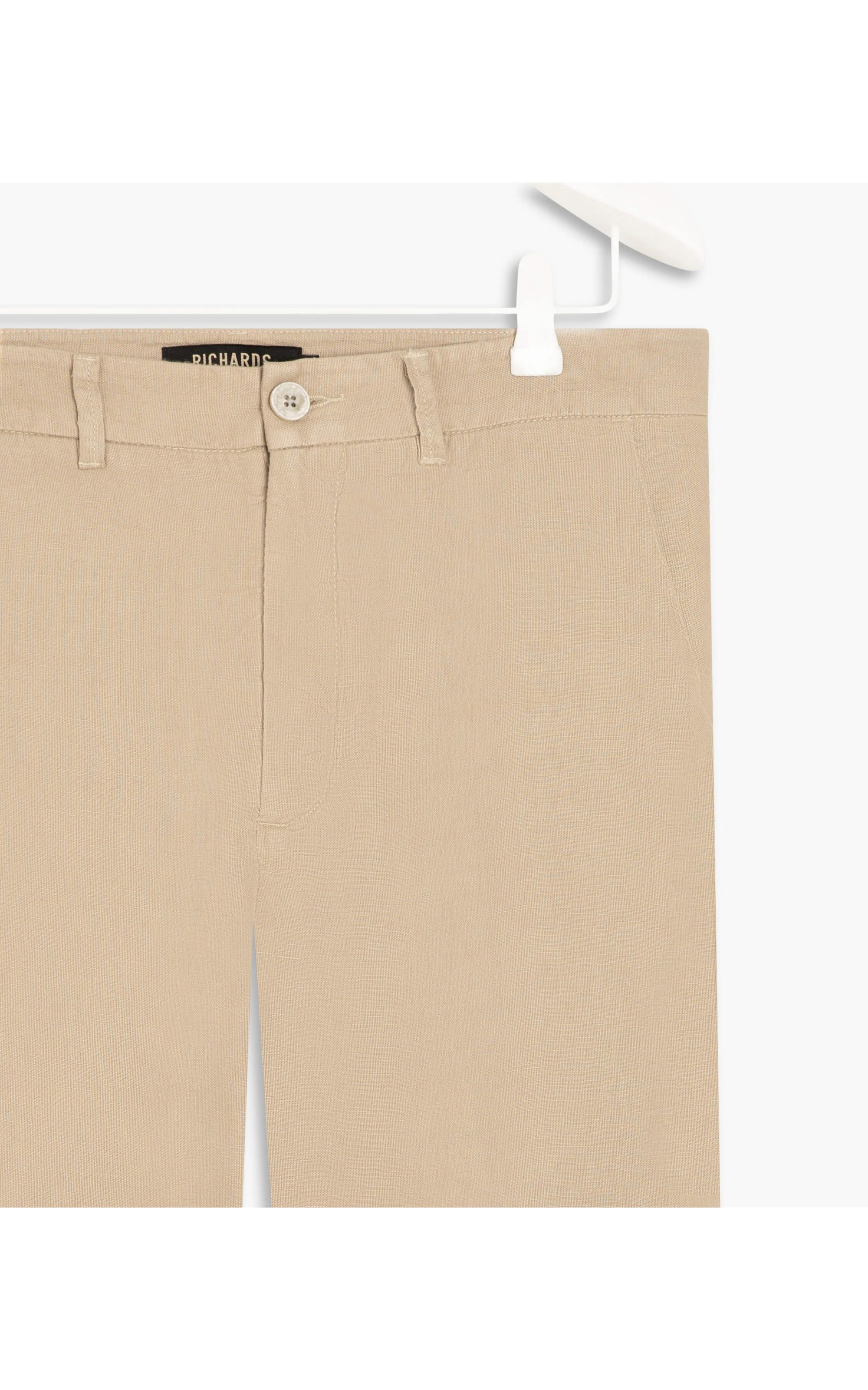 Calça  Puro Linho  Chino Li Areia