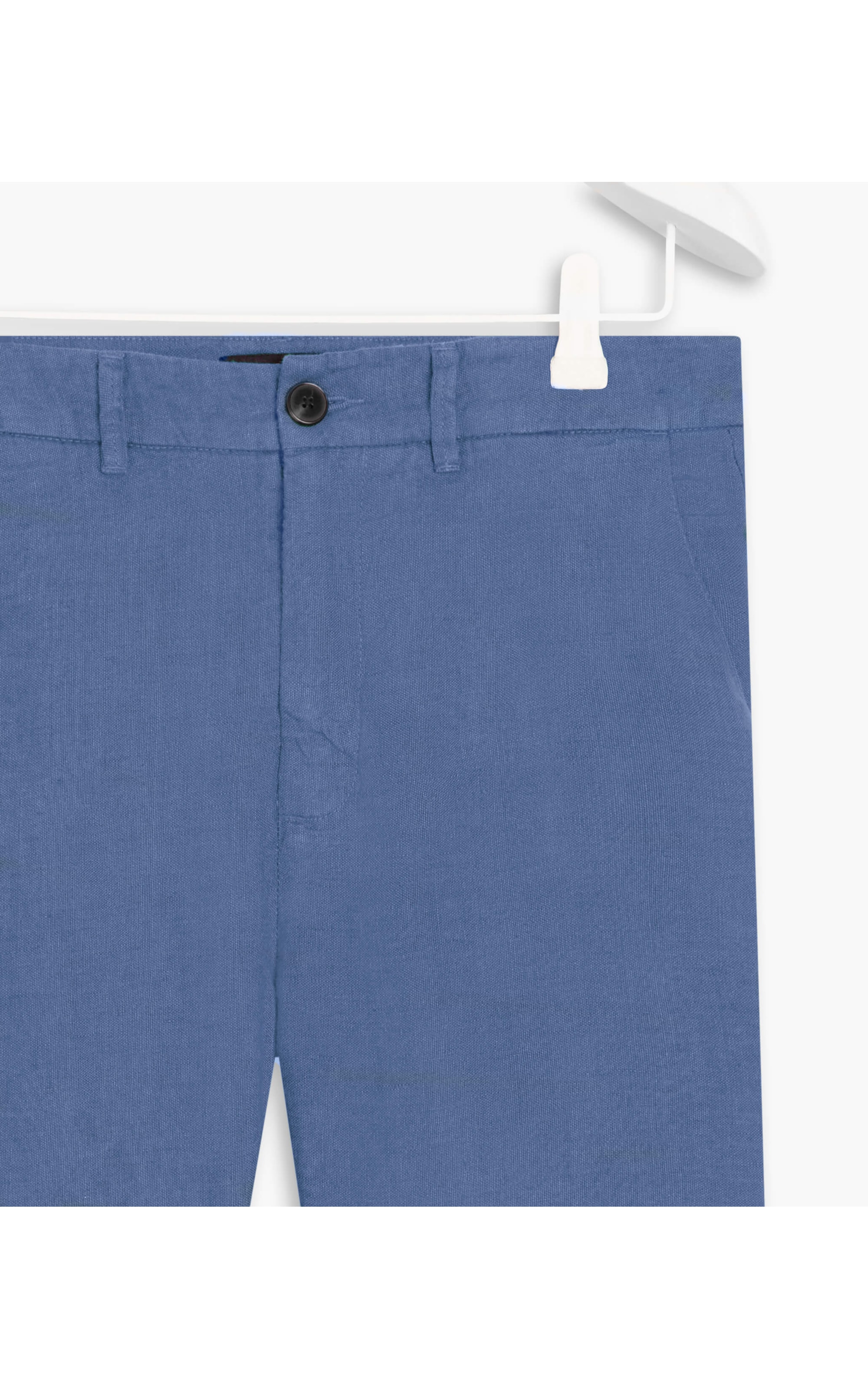 Calça  Puro Linho  Chino Li Azul Jeans
