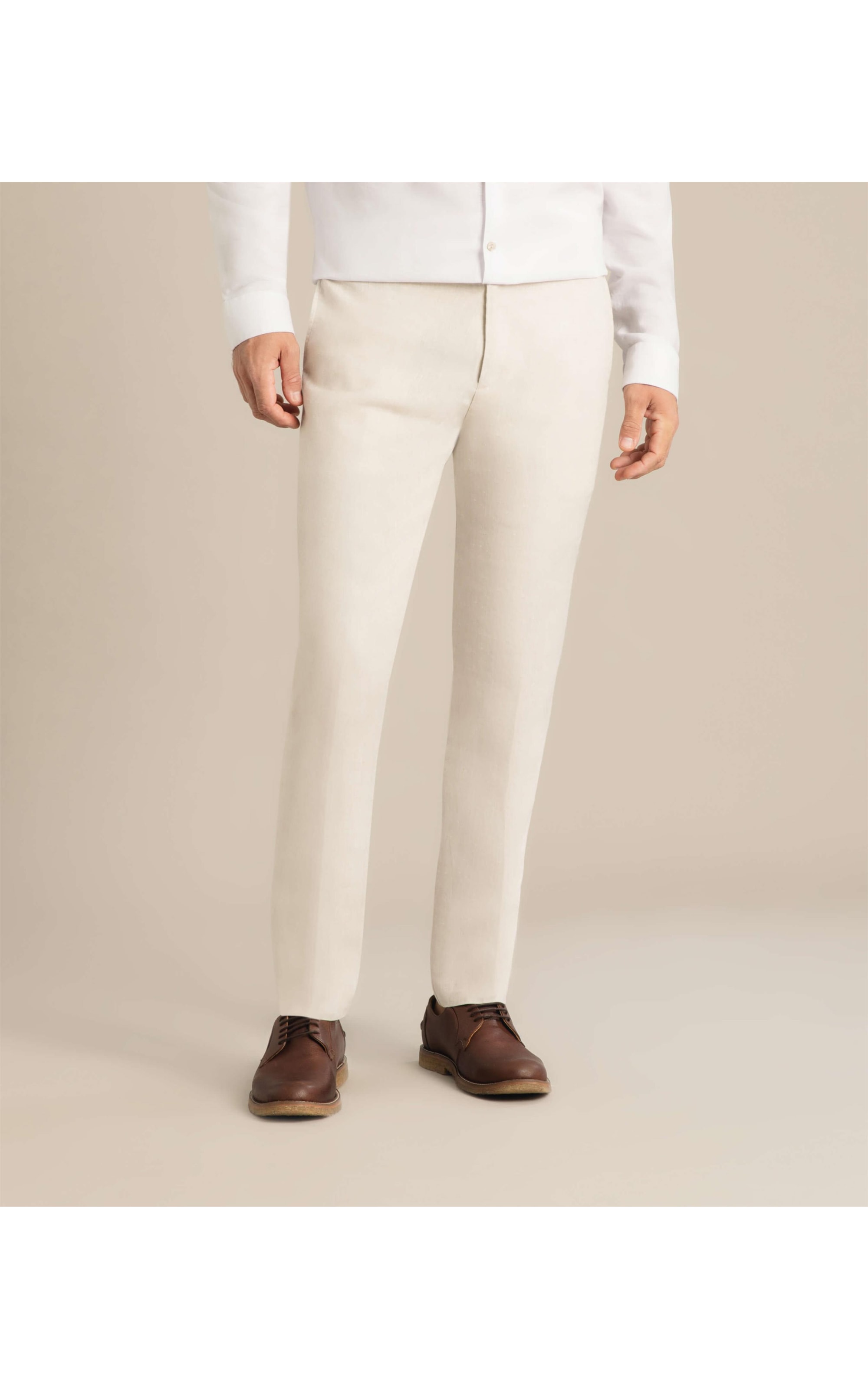Calça  Puro Linho  Chino Li Cross Dye Natural