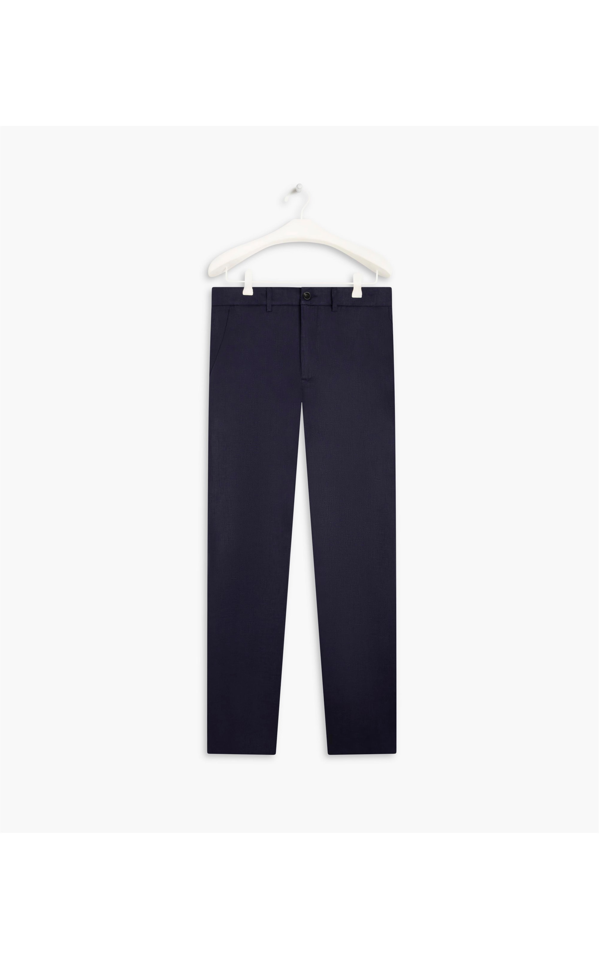Calça  Puro Linho  Chino Li  Dark Navy