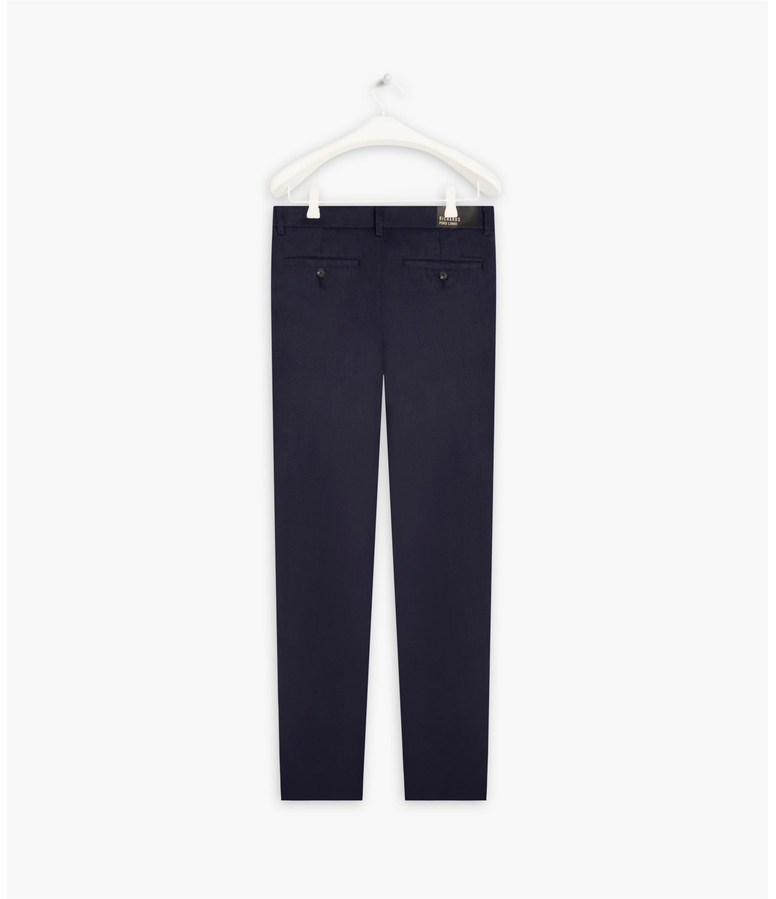 Calça  Puro Linho  Chino Li  Dark Navy