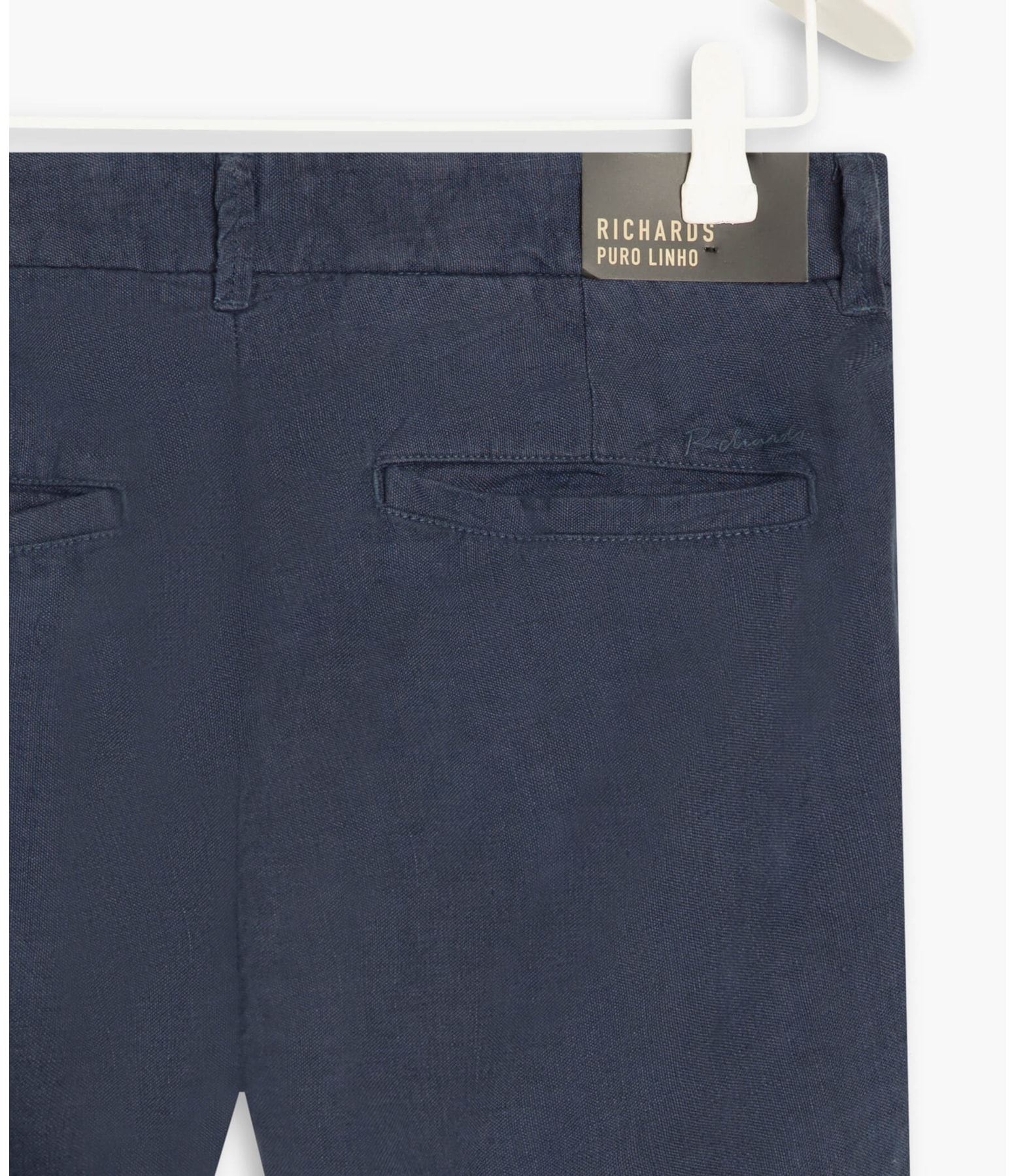 Calça  Puro Linho  Chino Li Marinho