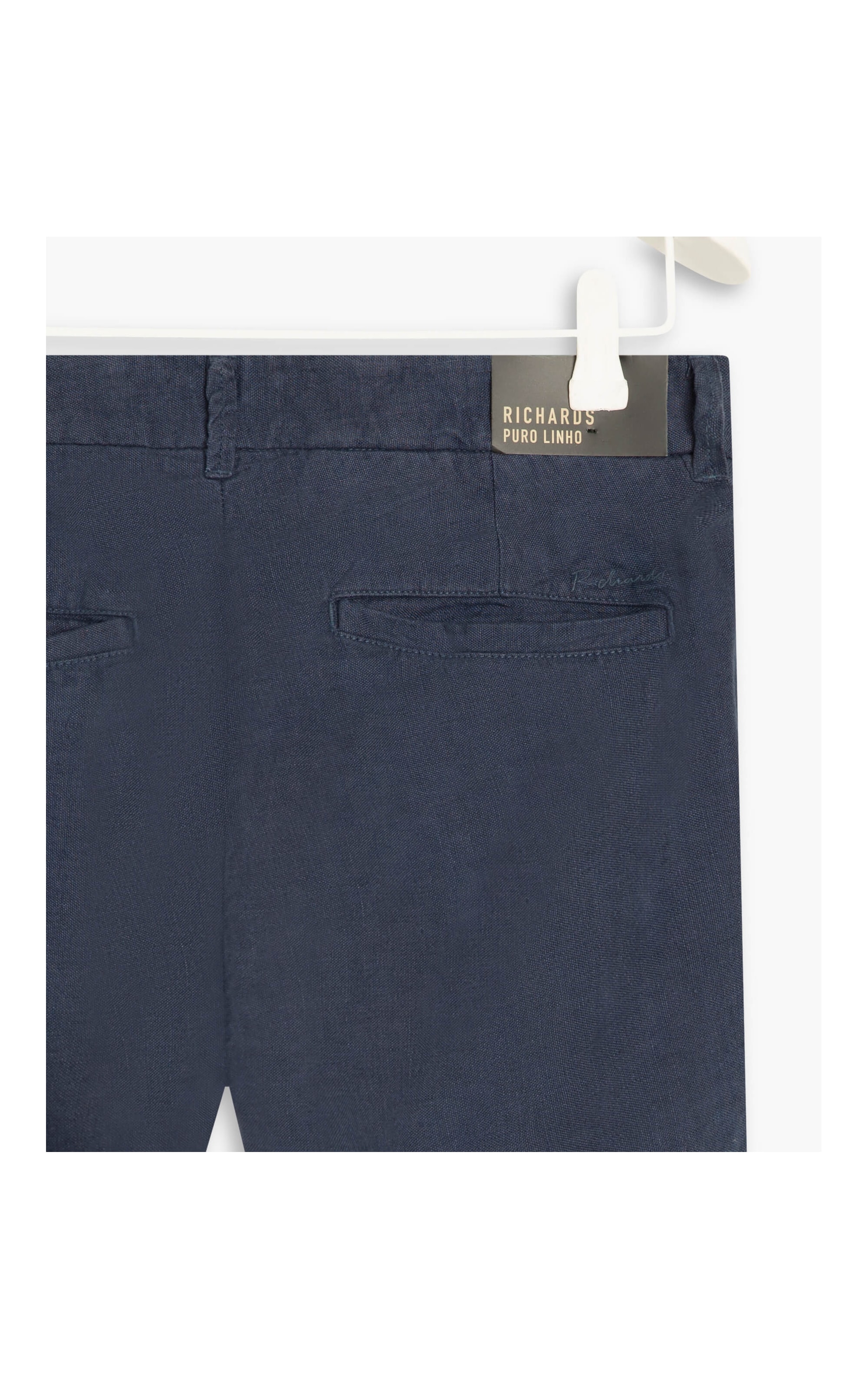 Calça  Puro Linho  Chino Li Marinho