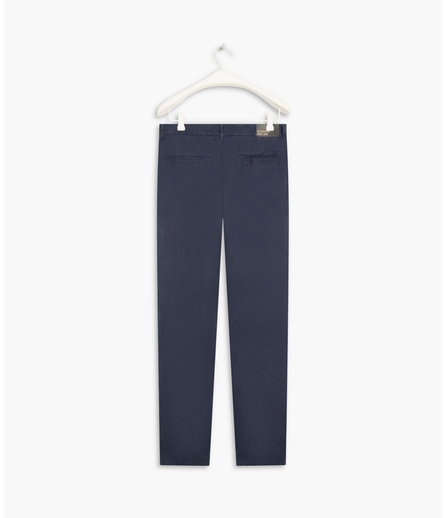 Calça  Puro Linho  Chino Li Marinho