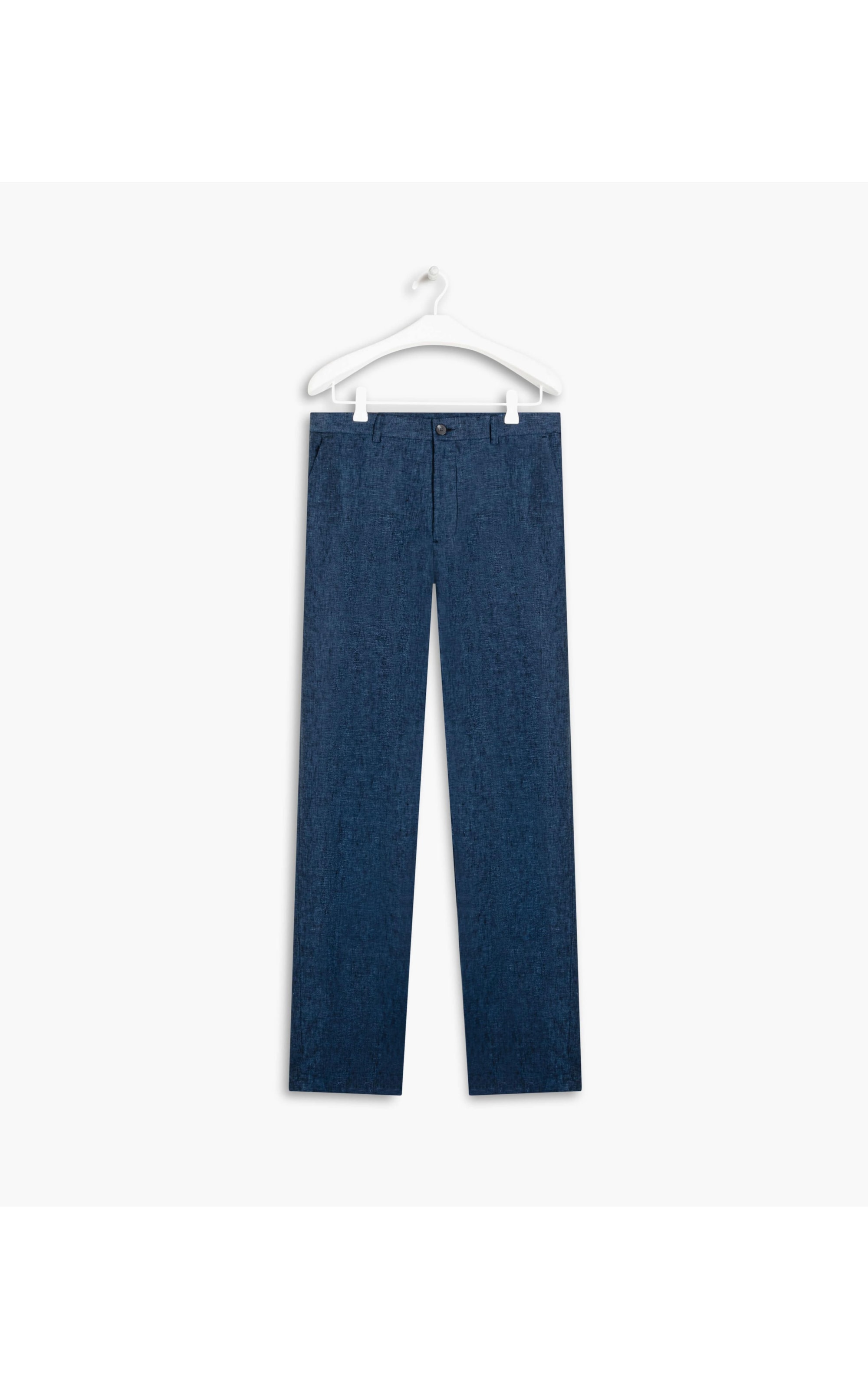 Calça Puro Linho Chino Lift Ft Marinho