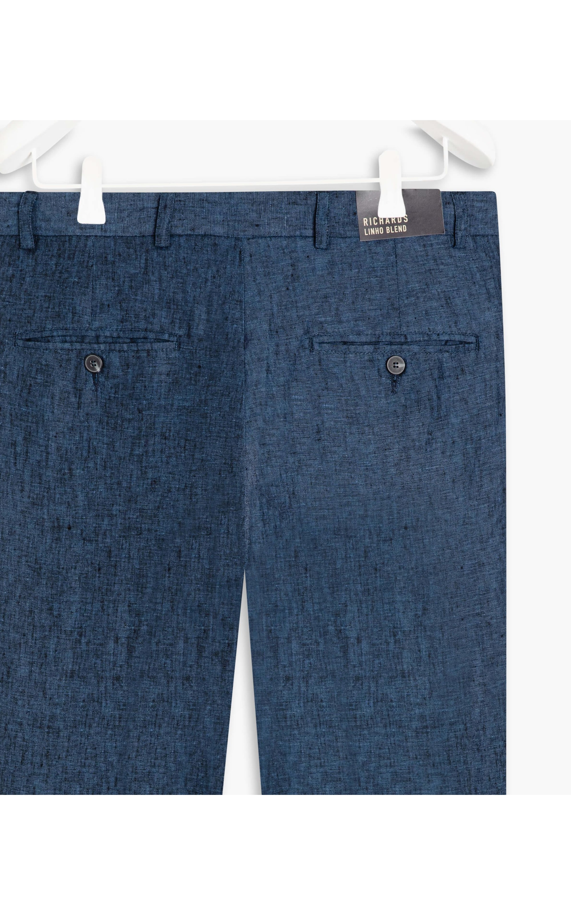 Calça Puro Linho Chino Lift Ft Marinho