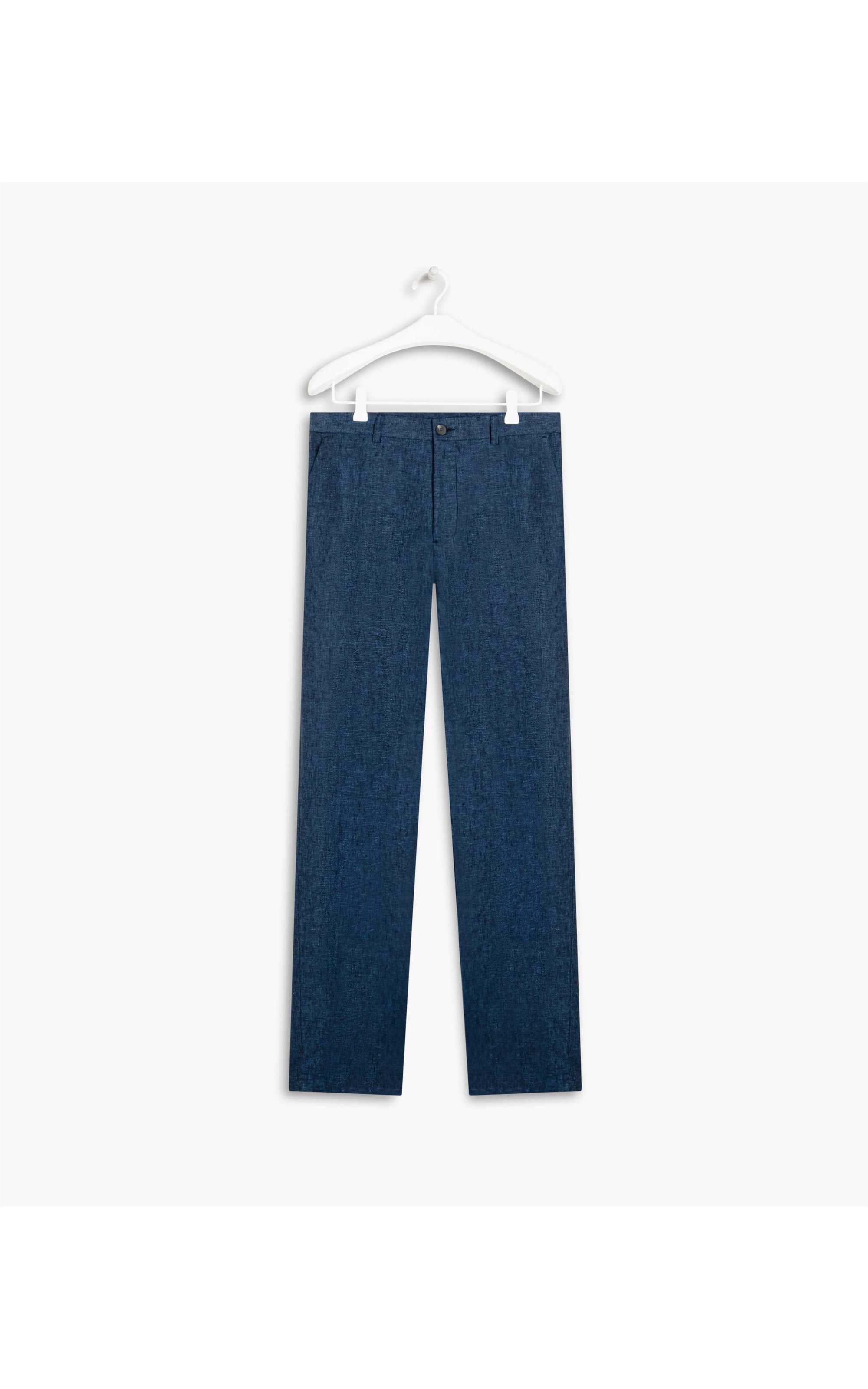 Calça Puro Linho Chino Lift Ft Marinho