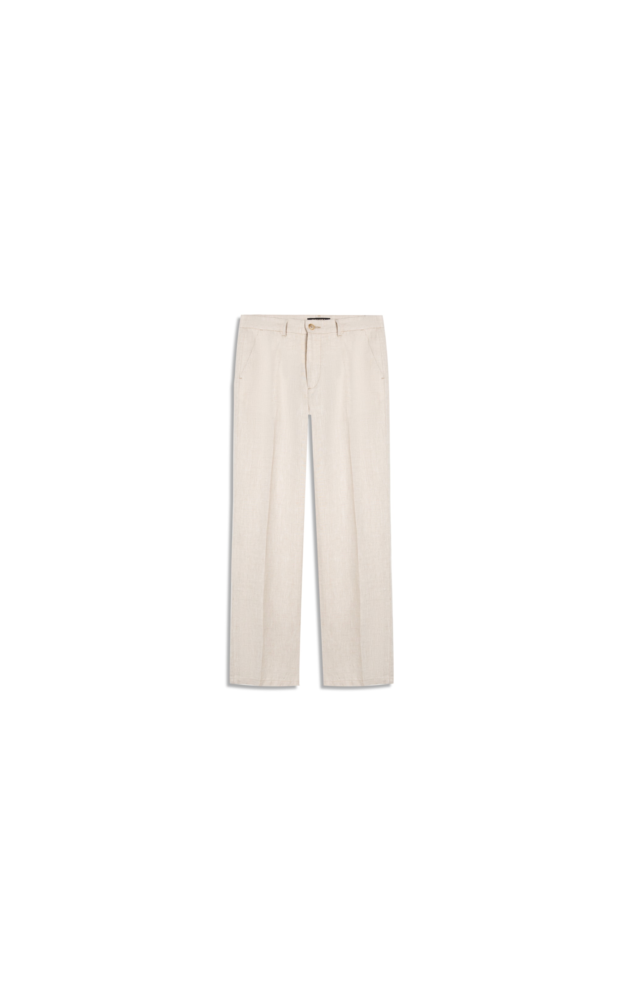 Calça  Puro Linho Chino Lift Uni Areia