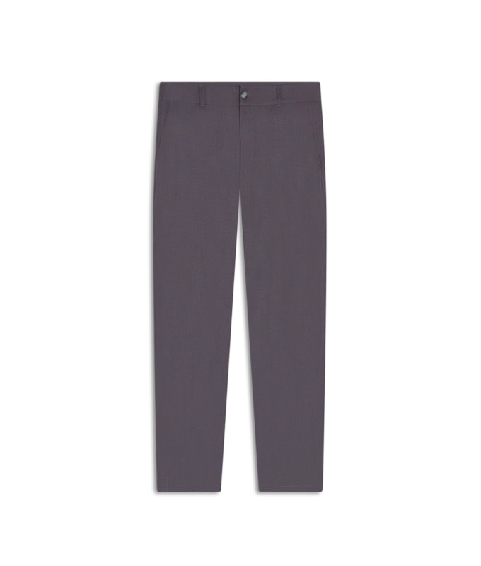 Calça  Puro Linho  Chino Lift Uni Chumbo Mescla