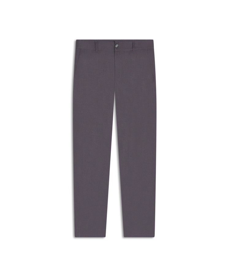 Calça  Puro Linho  Chino Lift Uni Chumbo Mescla
