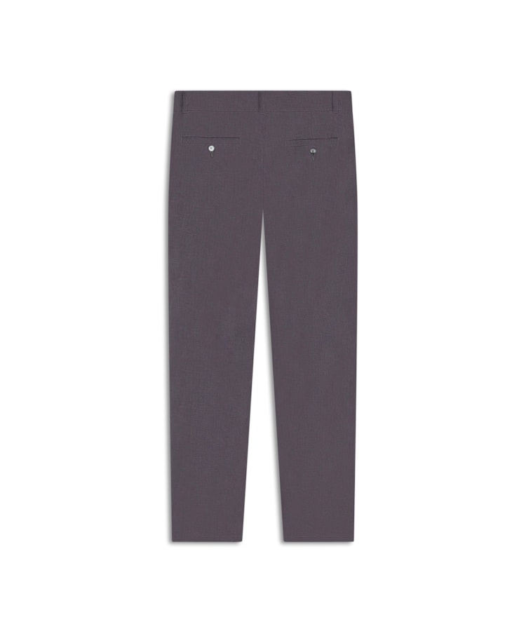 Calça  Puro Linho  Chino Lift Uni Chumbo Mescla