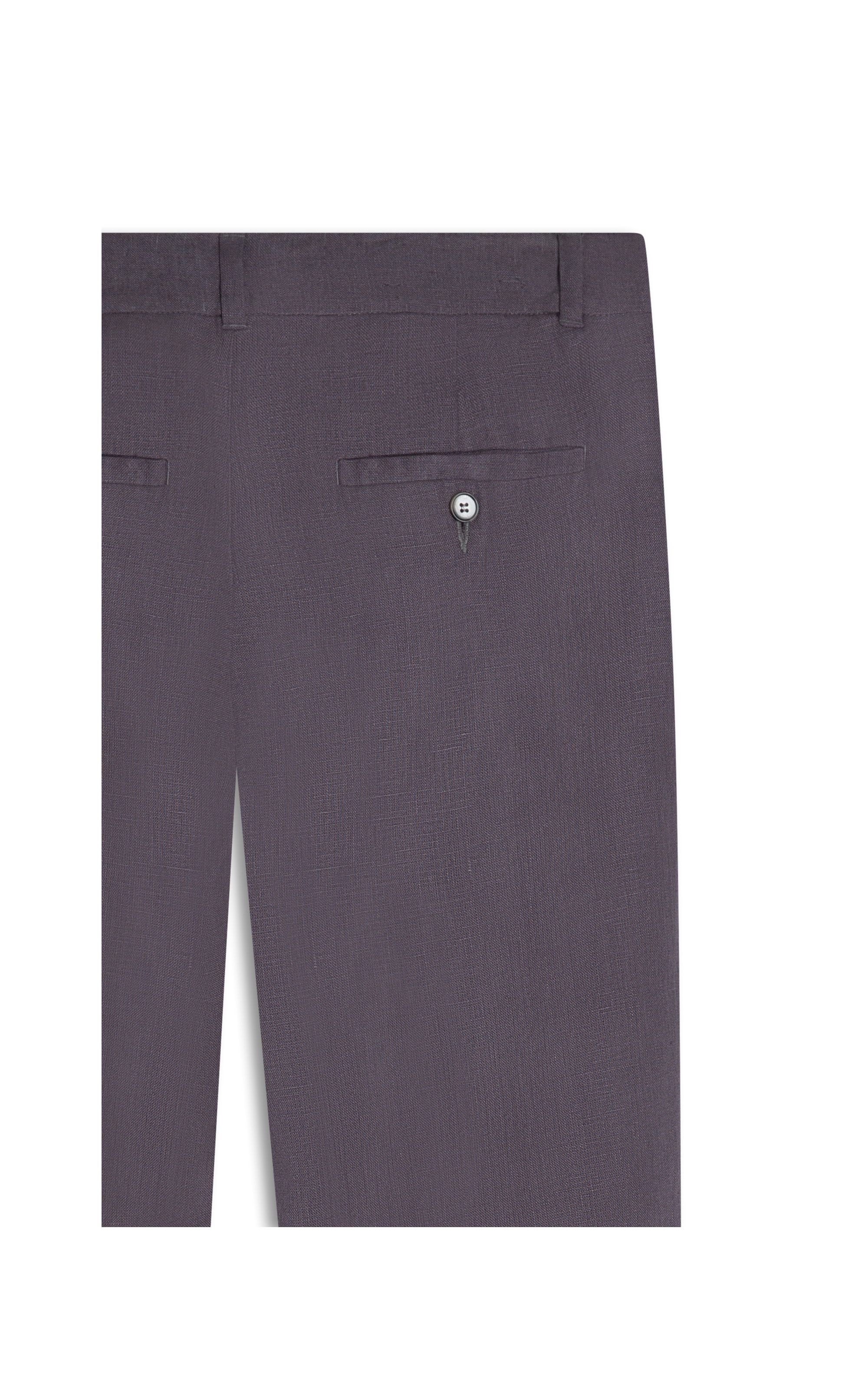 Calça  Puro Linho  Chino Lift Uni Chumbo Mescla
