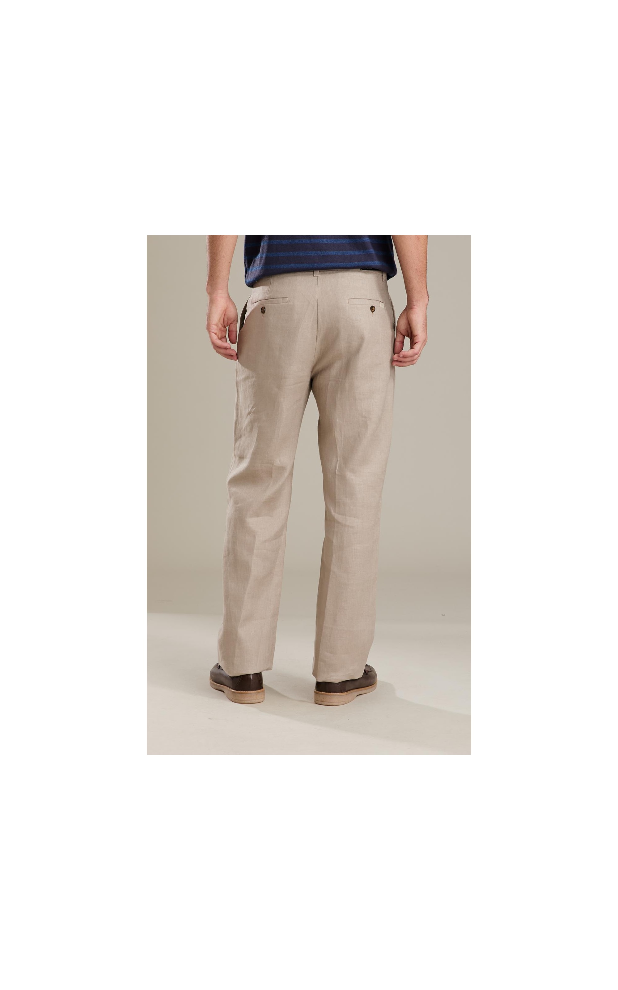 Calça Puro Linho  Chino Lift Uni Fendi