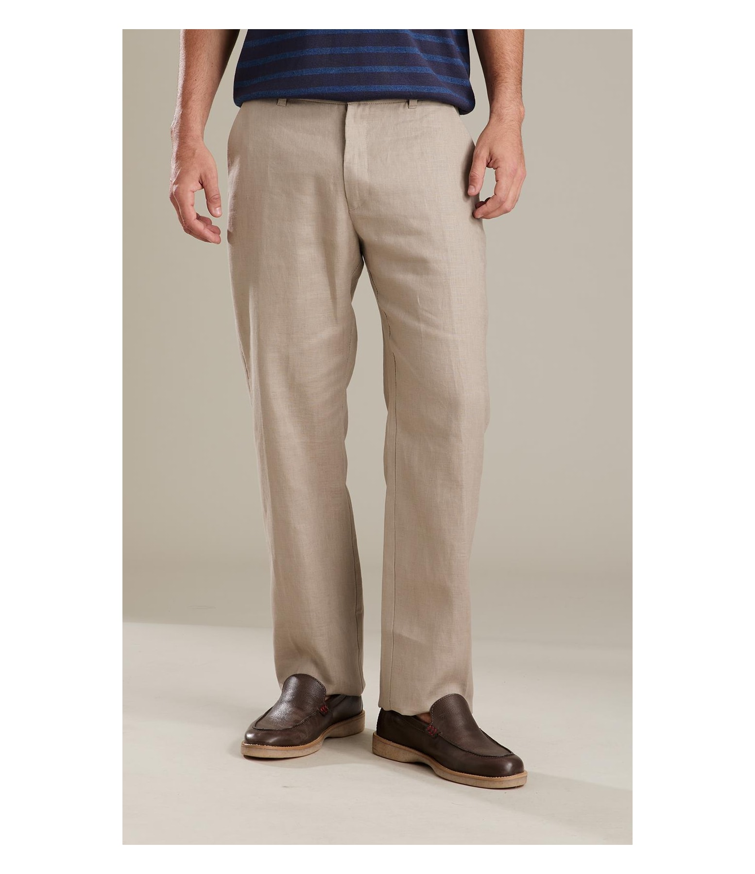 Calça  Puro Linho  Chino Lift Uni Fendi