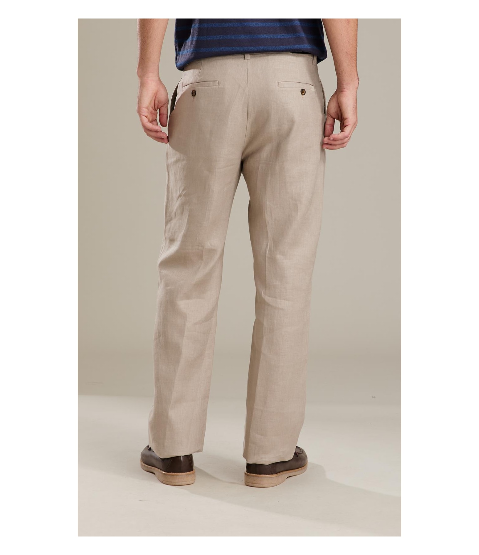 Calça  Puro Linho  Chino Lift Uni Fendi