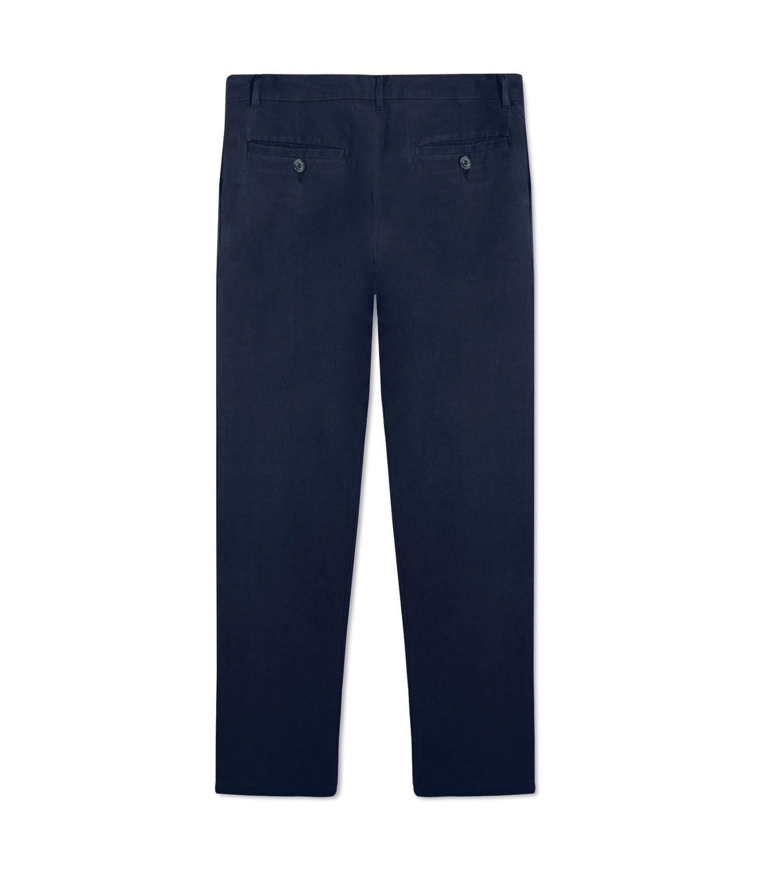 Calça  Puro Linho Chino Lift Uni Marinho