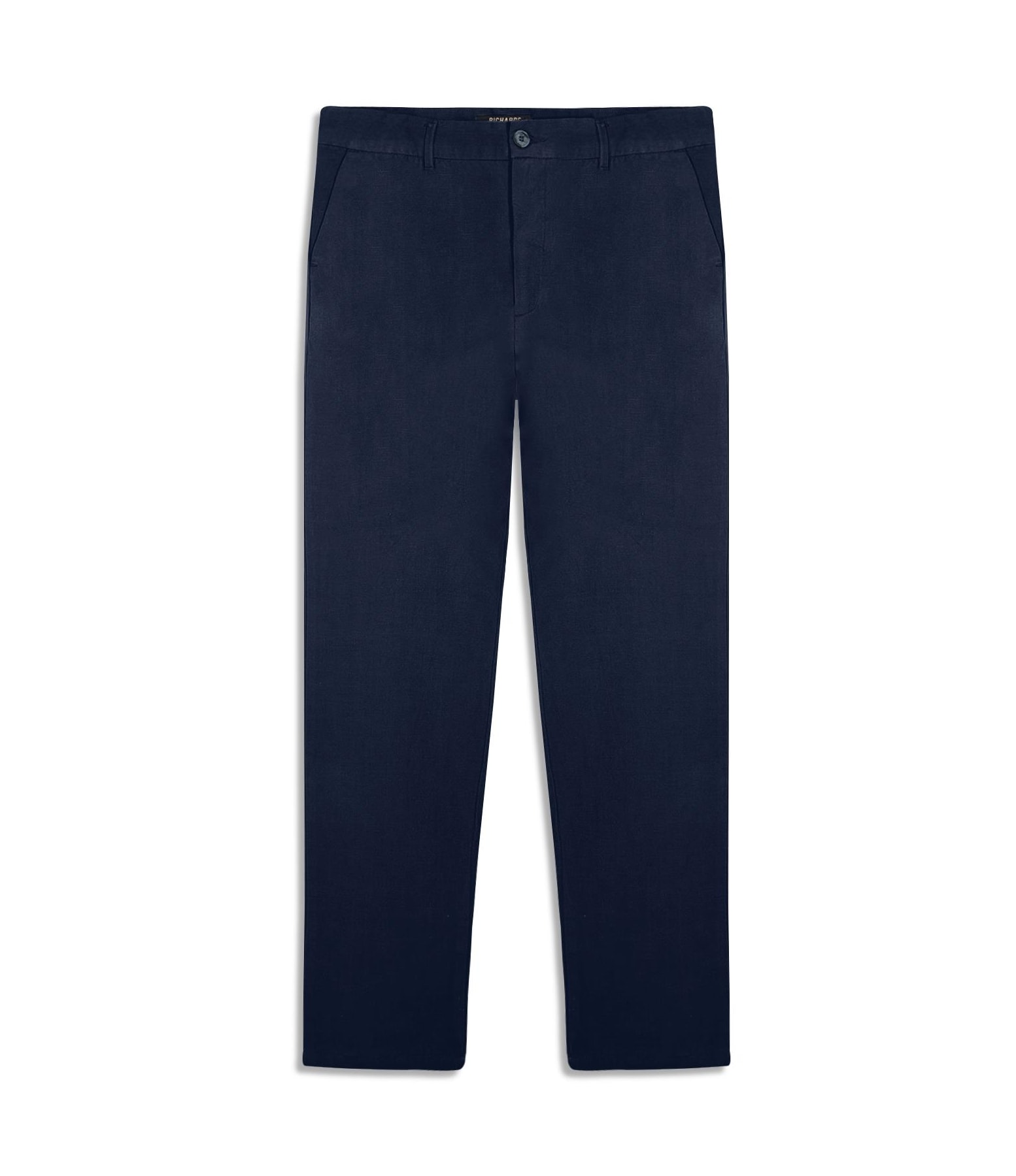 Calça  Puro Linho Chino Lift Uni Marinho