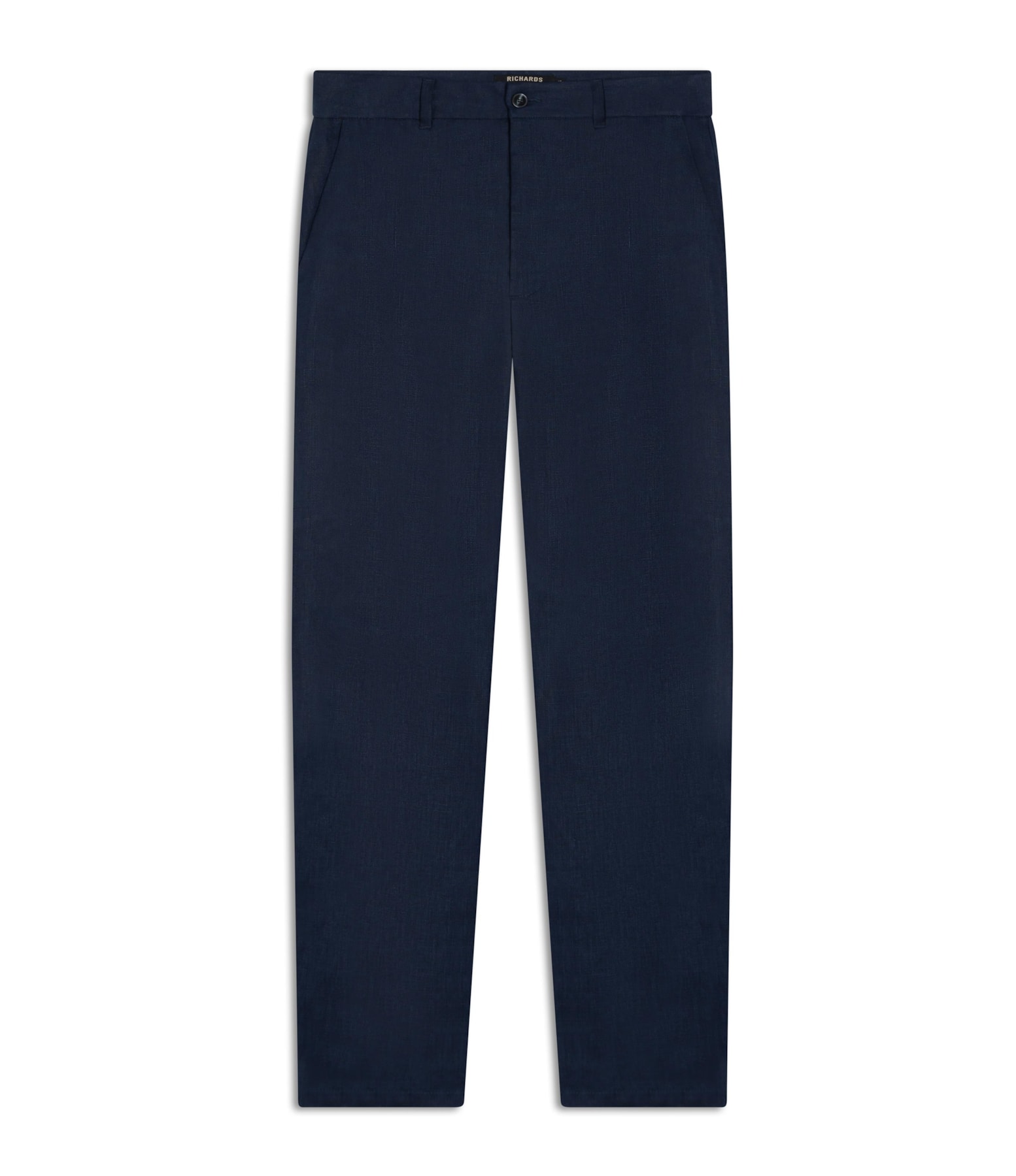Calça  Puro Linho  Chino Lift Uni Marinho