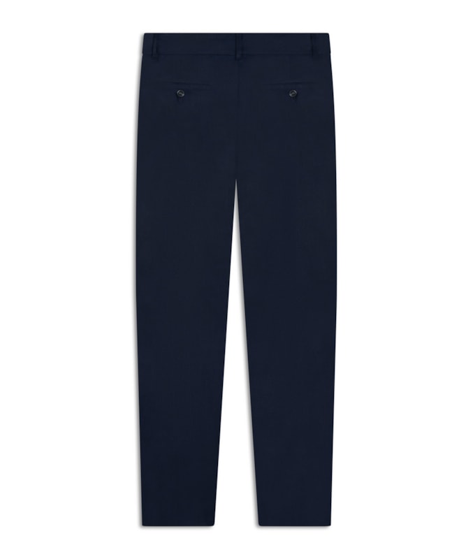 Calça  Puro Linho  Chino Lift Uni Marinho