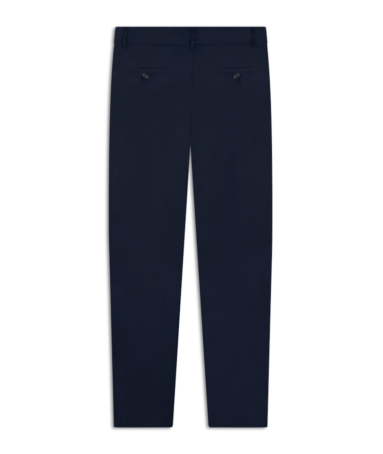 Calça  Puro Linho  Chino Lift Uni Marinho