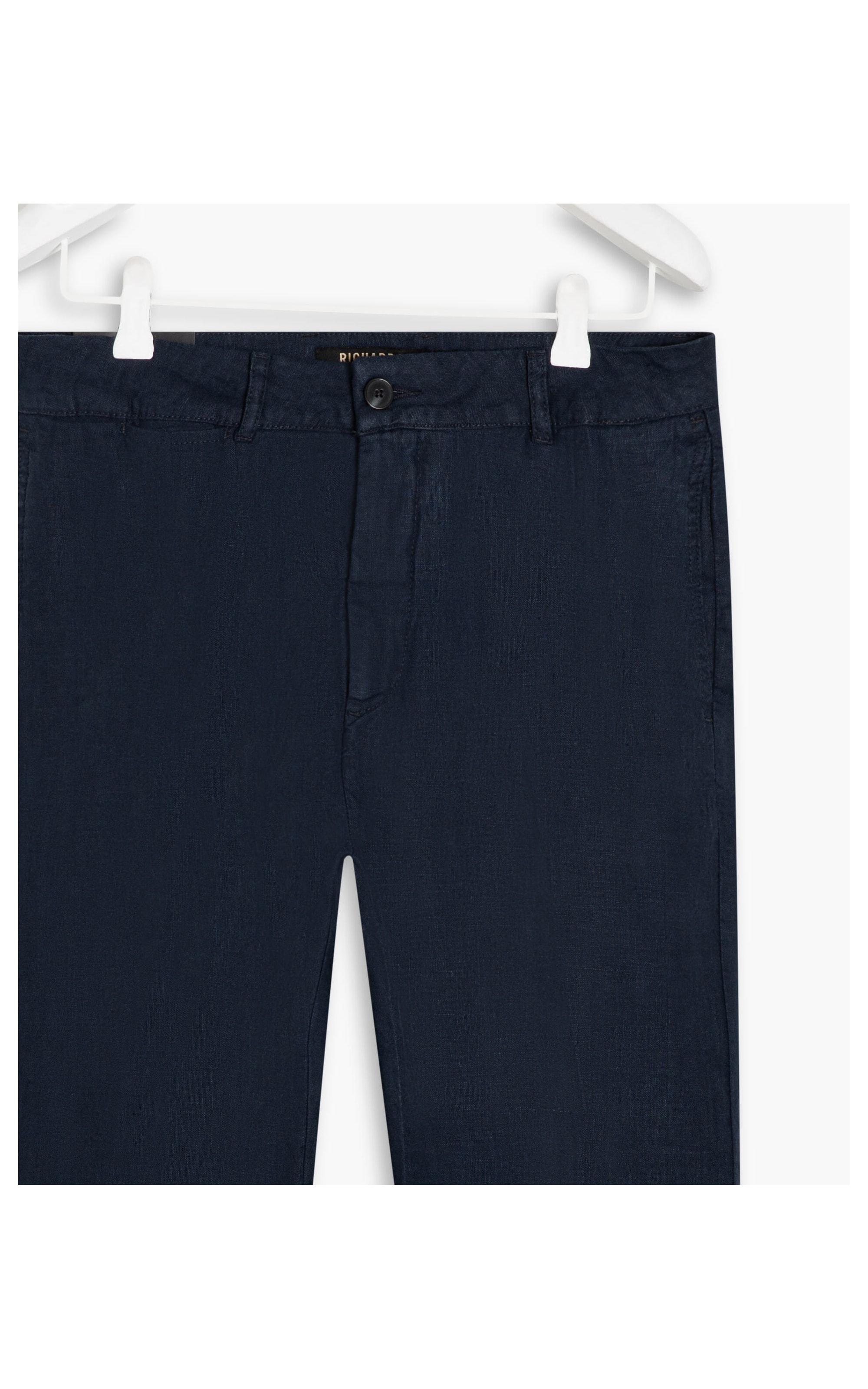 Calça  Puro Linho Chino Lipat Uni Marinho