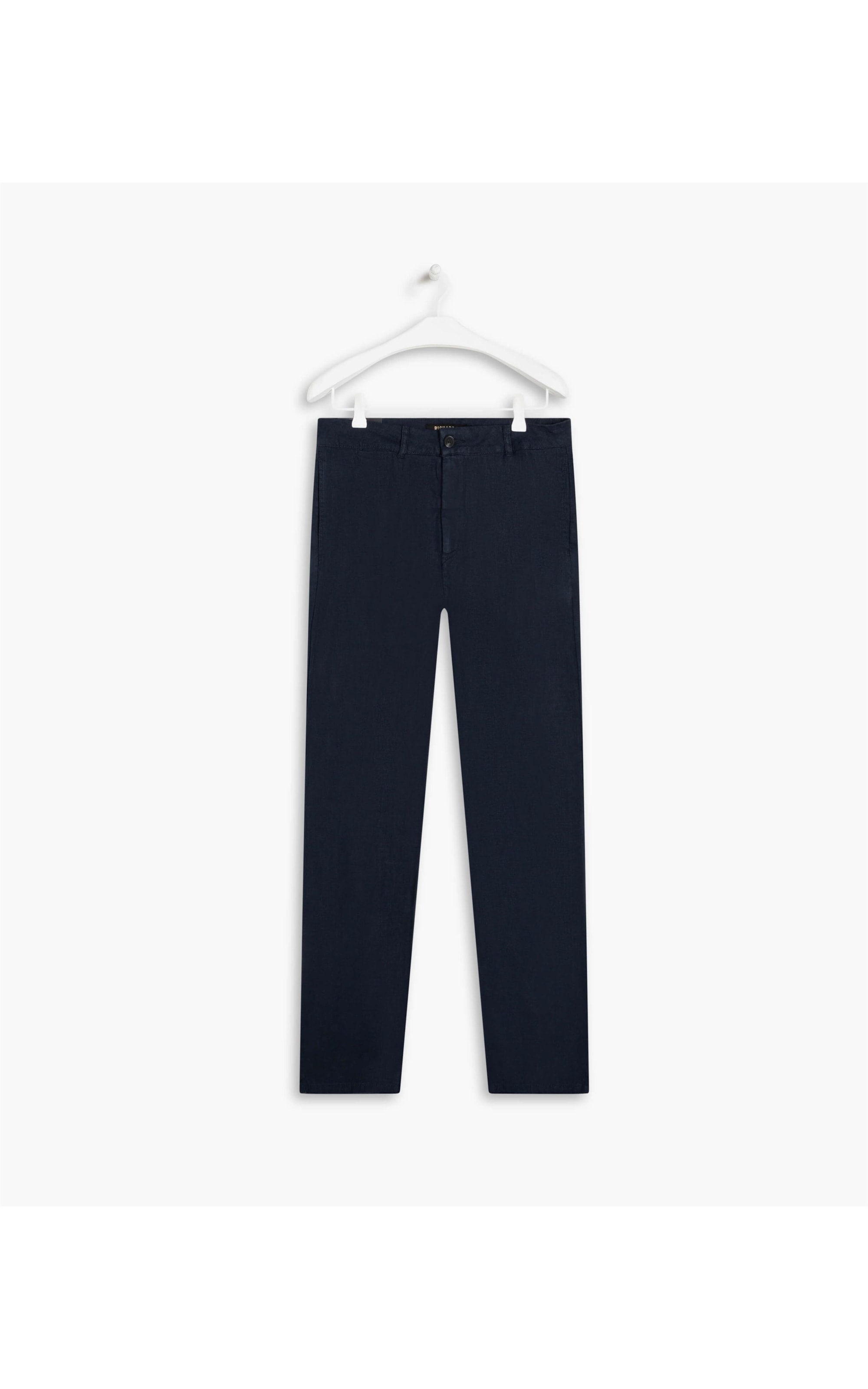 Calça  Puro Linho Chino Lipat Uni Marinho