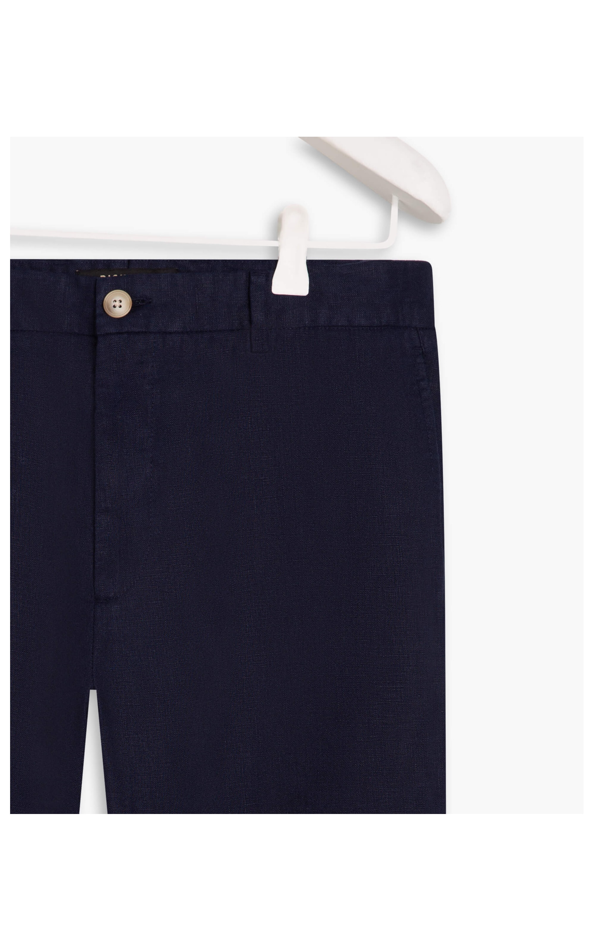 Calça  Puro Linho Chino Santorini Marinho