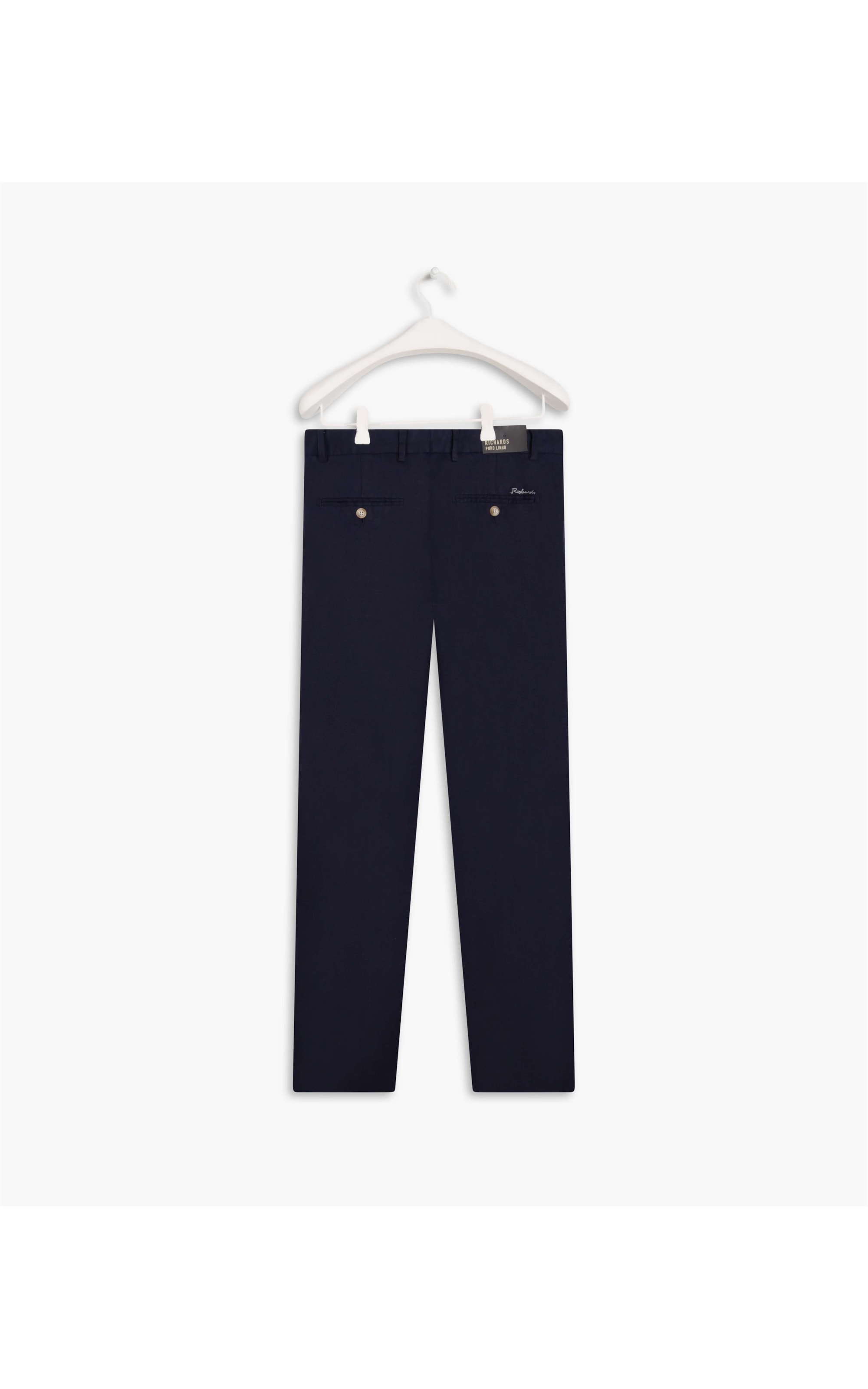 Calça  Puro Linho Chino Santorini Marinho