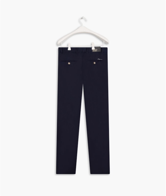 Calça  Puro Linho Chino Santorini Marinho