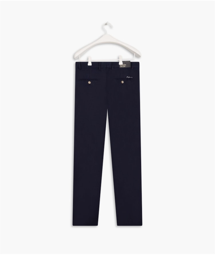 Calça  Puro Linho Chino Santorini Marinho