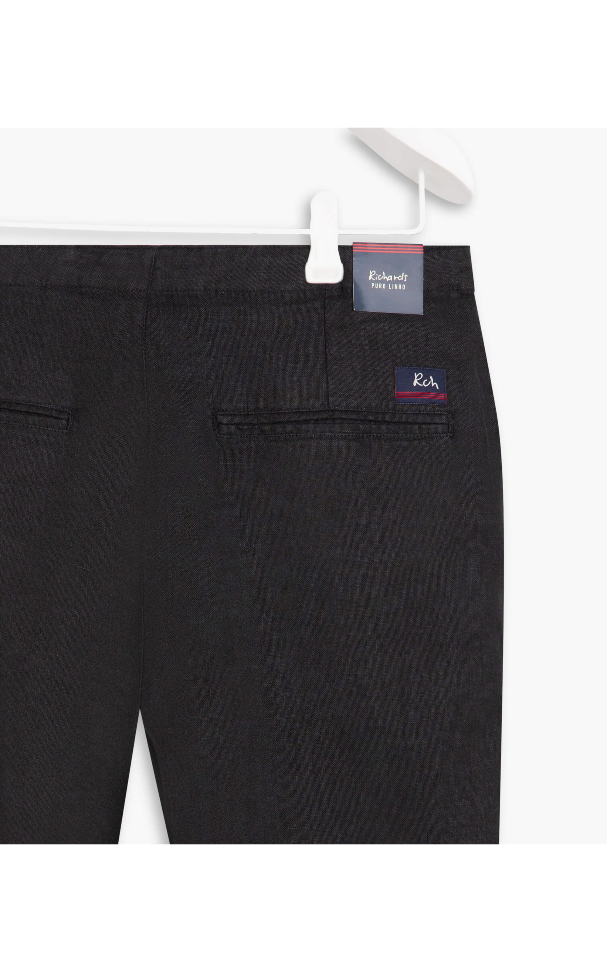 Calça  Puro Linho  Gaia Preto