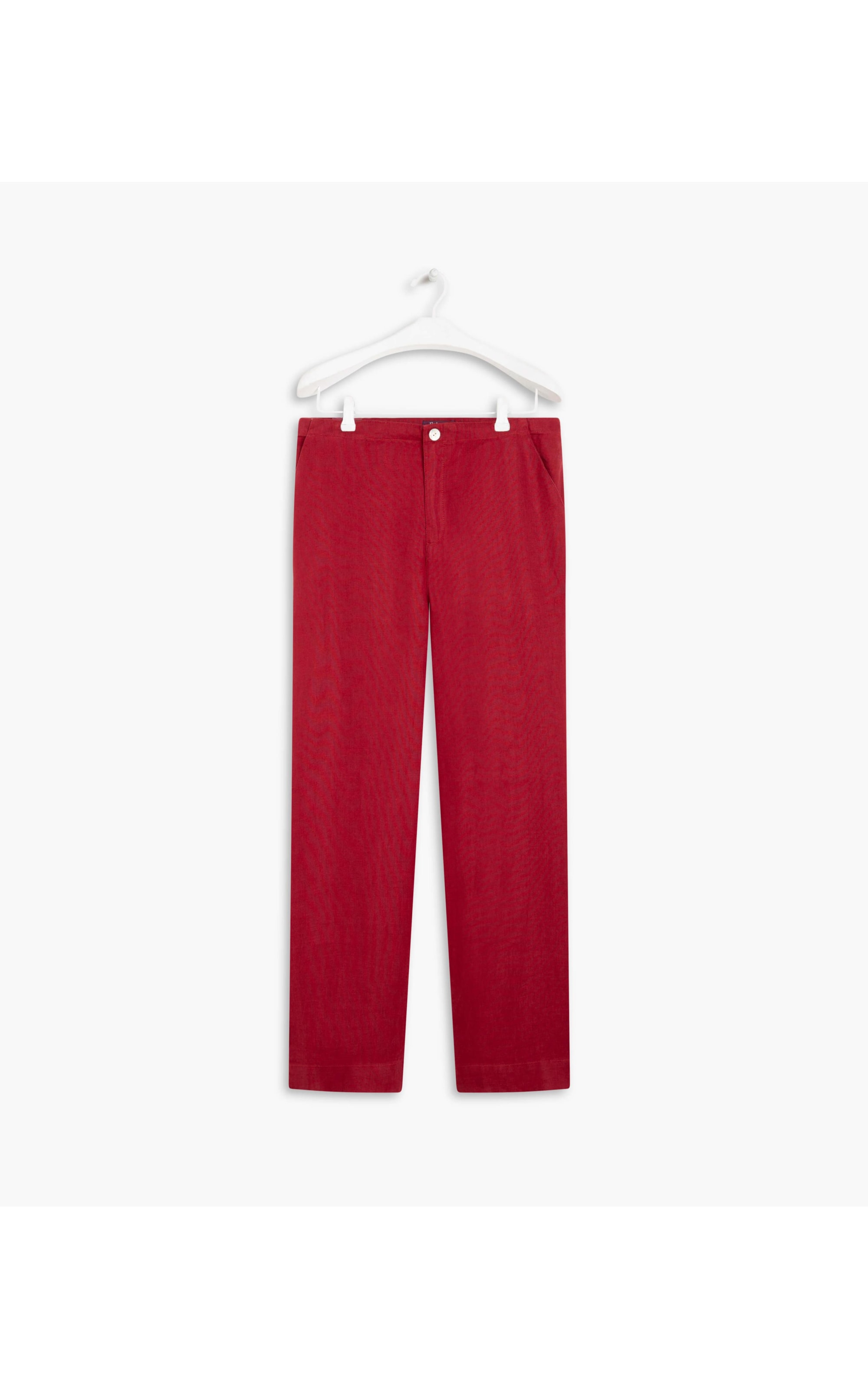 Calça  Puro Linho  Gaia Vermelho