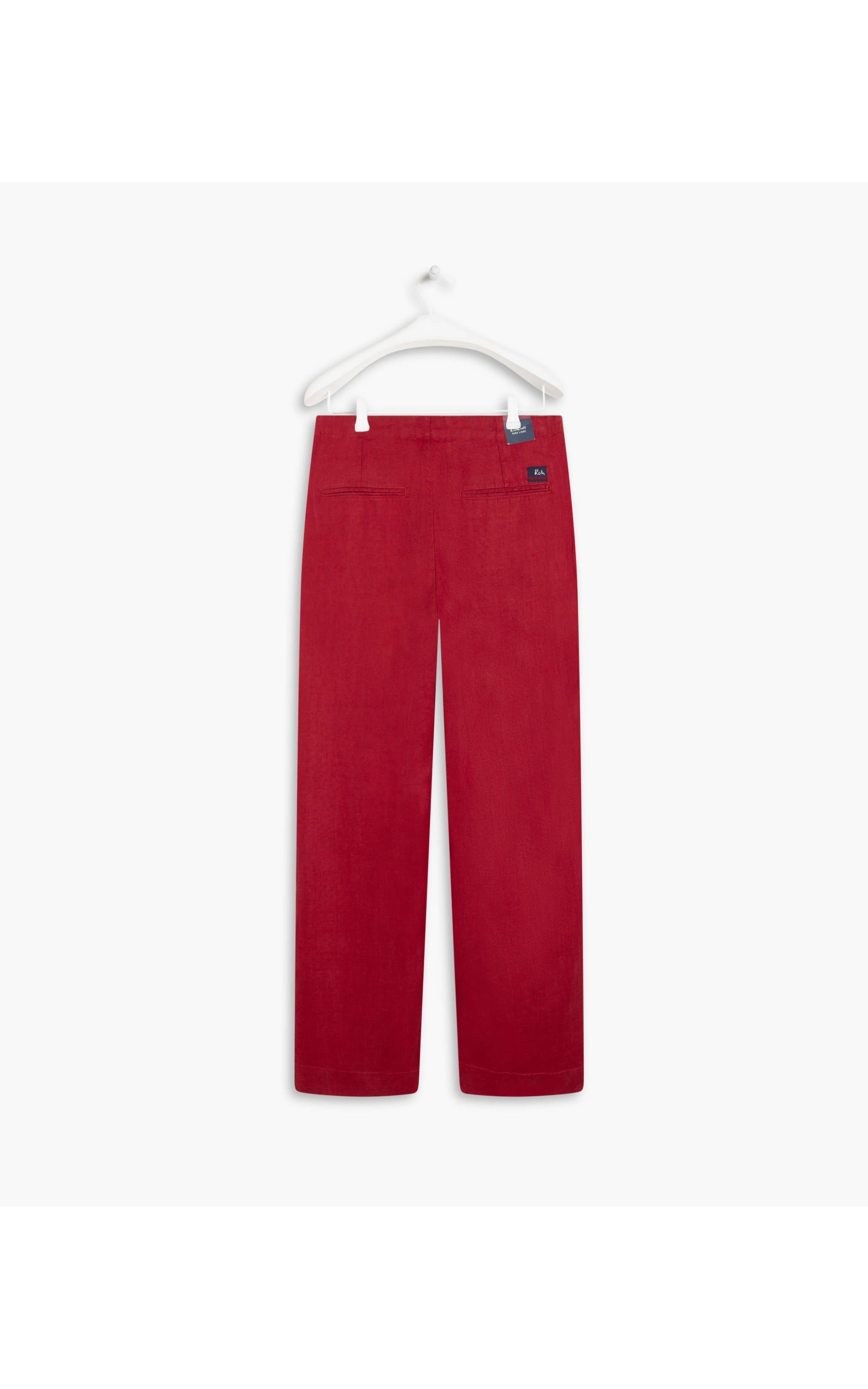 Calça  Puro Linho  Gaia Vermelho