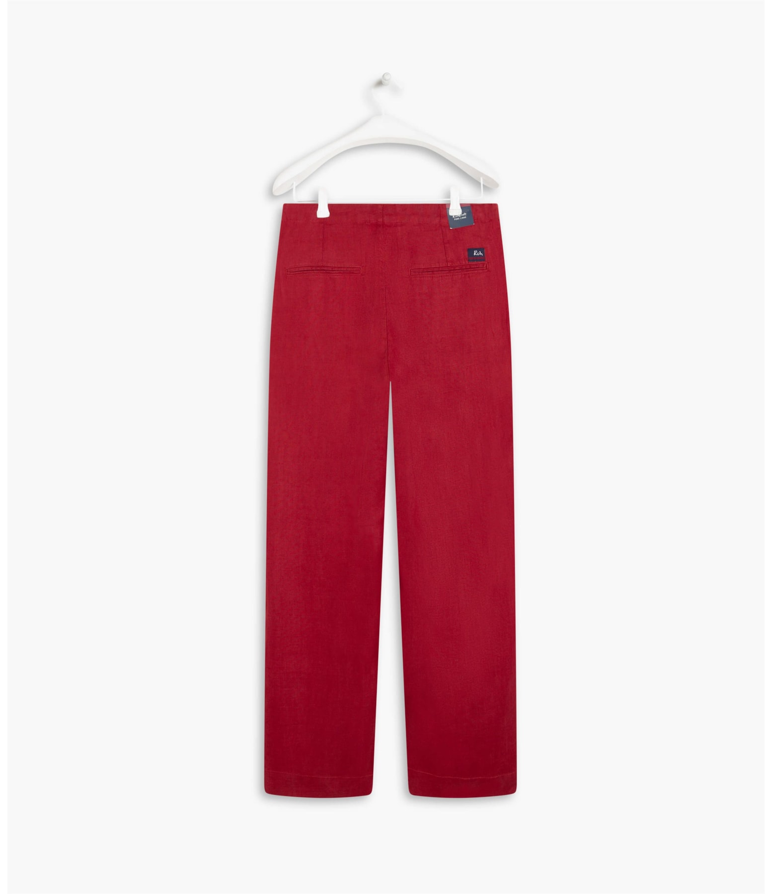 Calça  Puro Linho  Gaia Vermelho