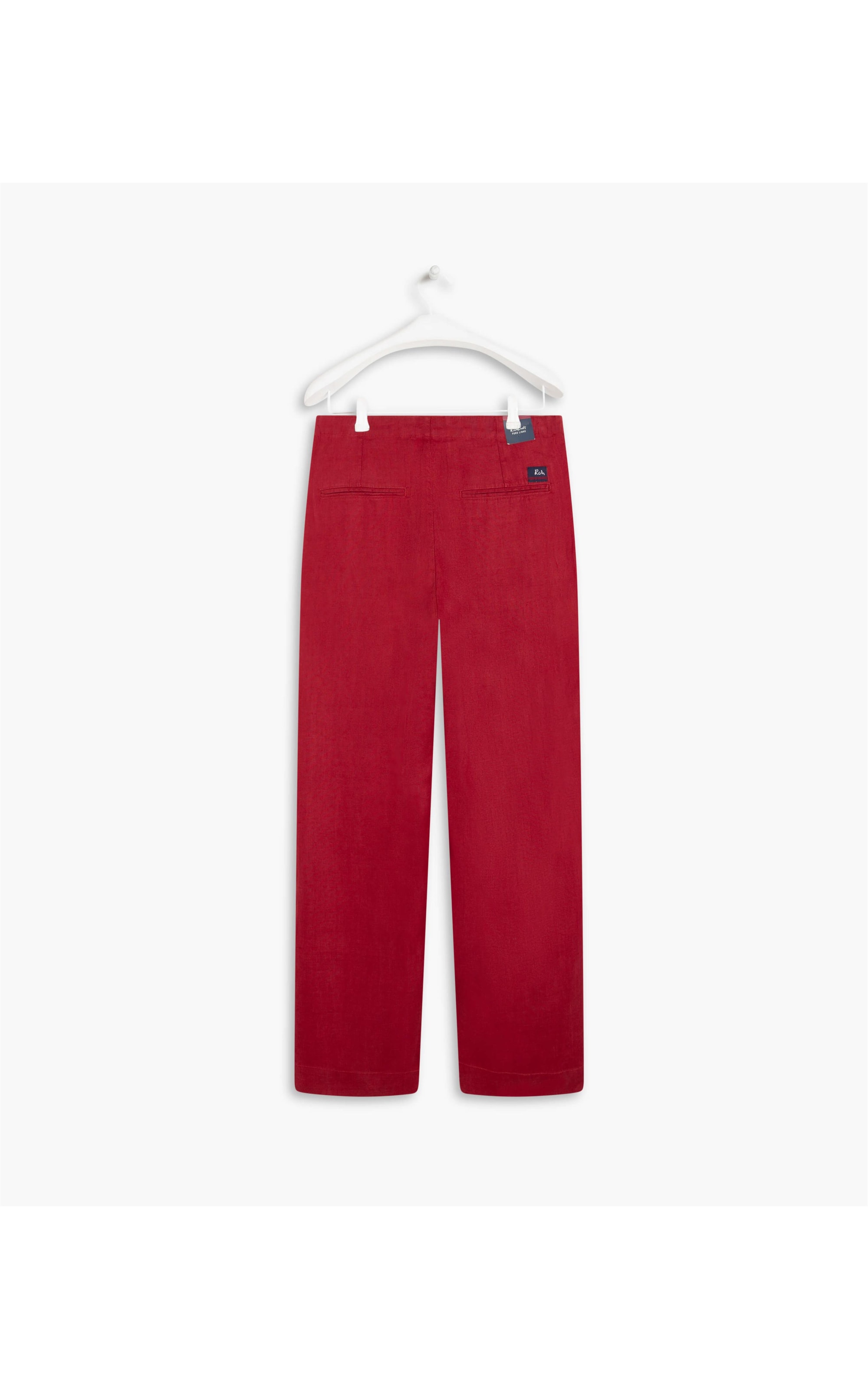 Calça  Puro Linho  Gaia Vermelho