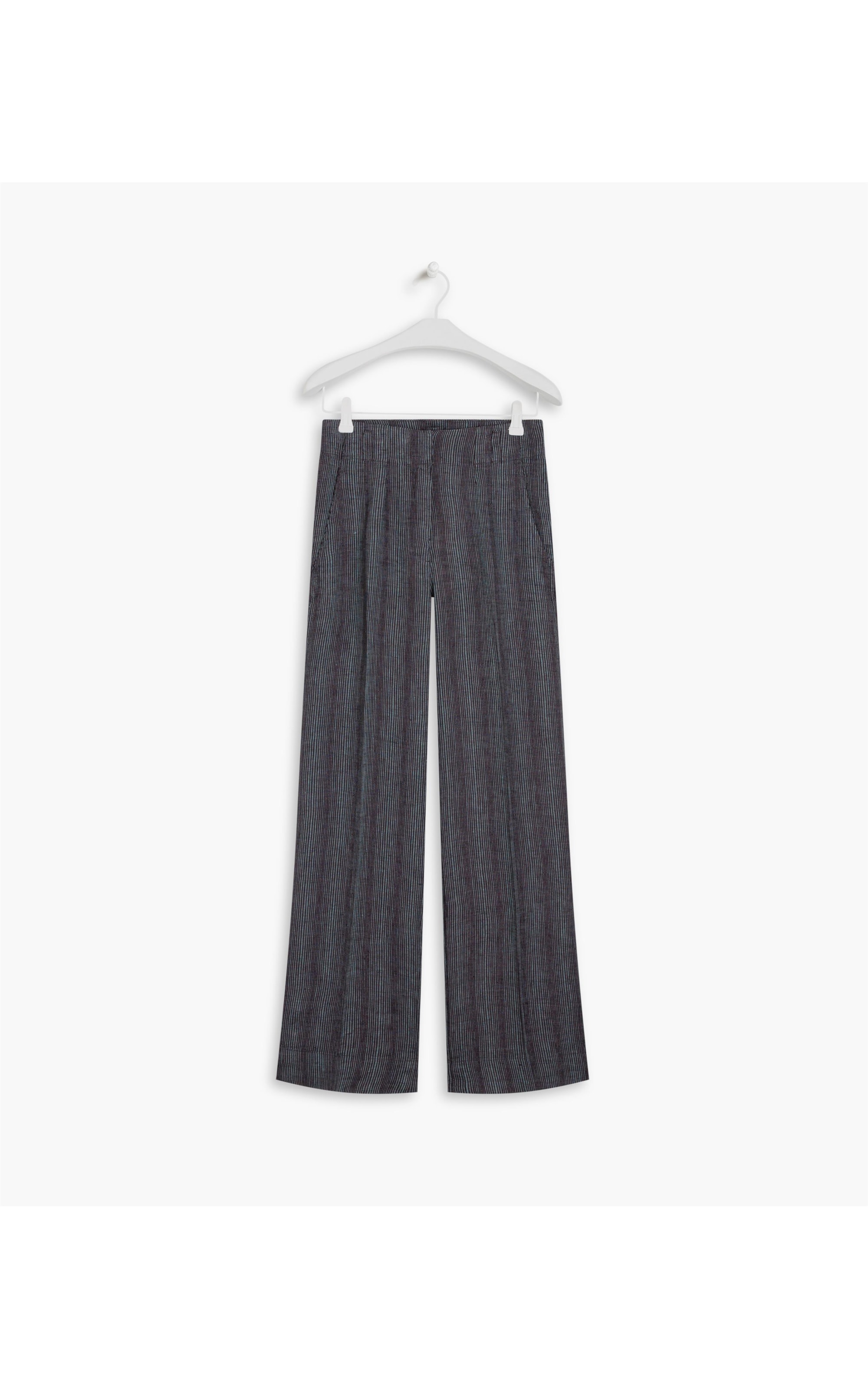  Calça  Puro Linho Haji Stripe  Blen Sandy