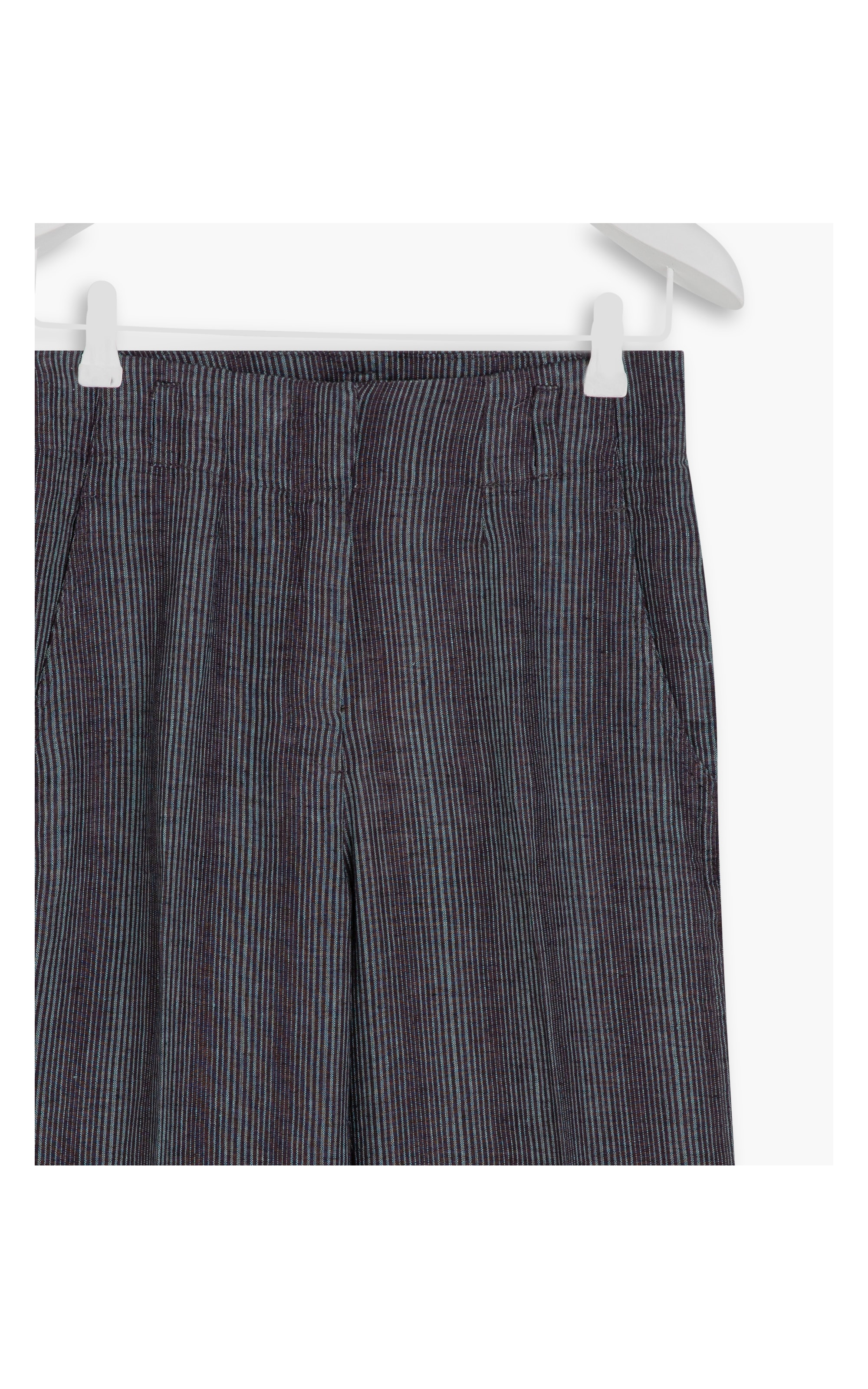  Calça  Puro Linho Haji Stripe  Blen Sandy